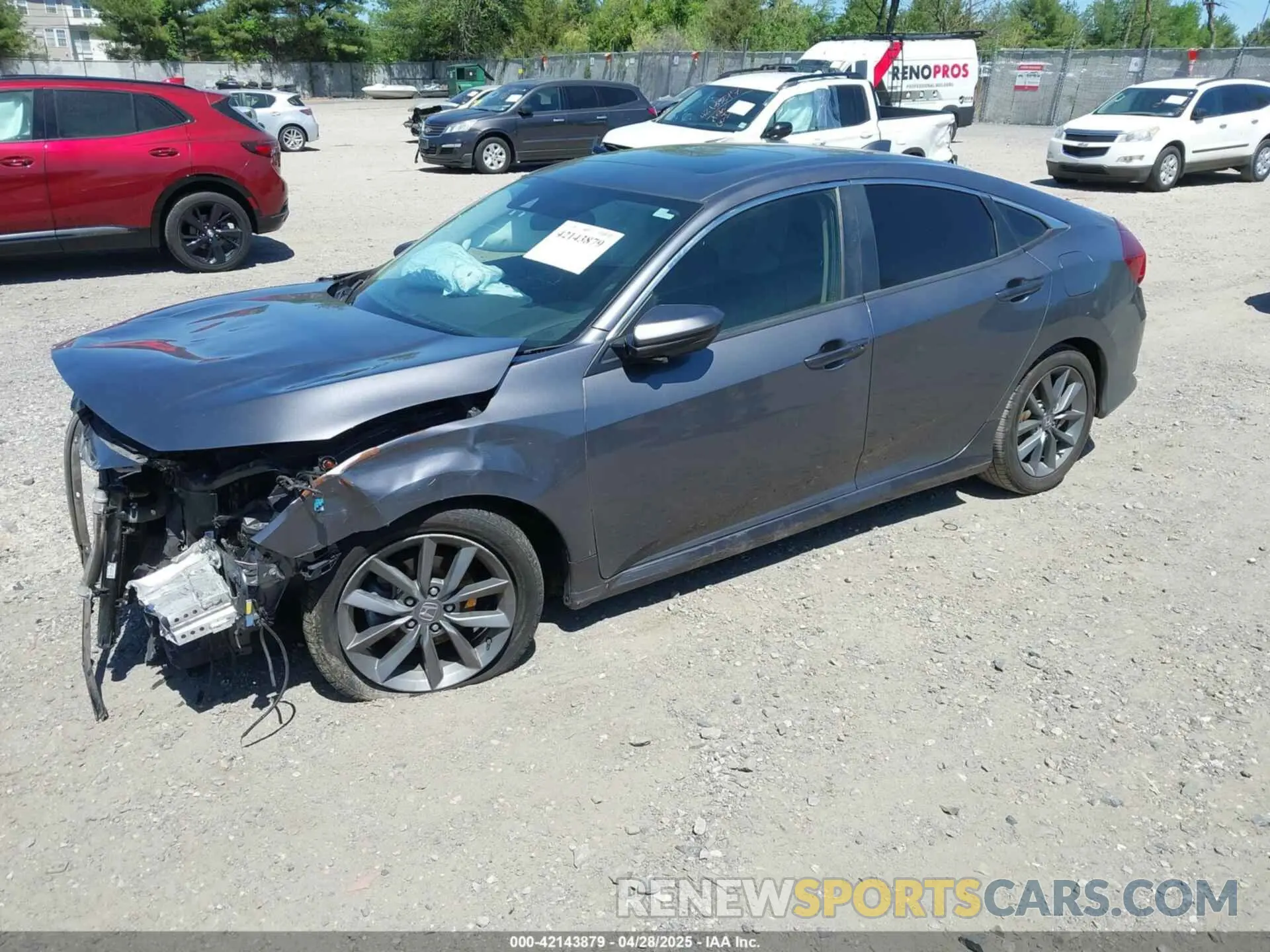 2 Фотография поврежденного автомобиля JHMFC1F35KX010508 HONDA CIVIC 2019
