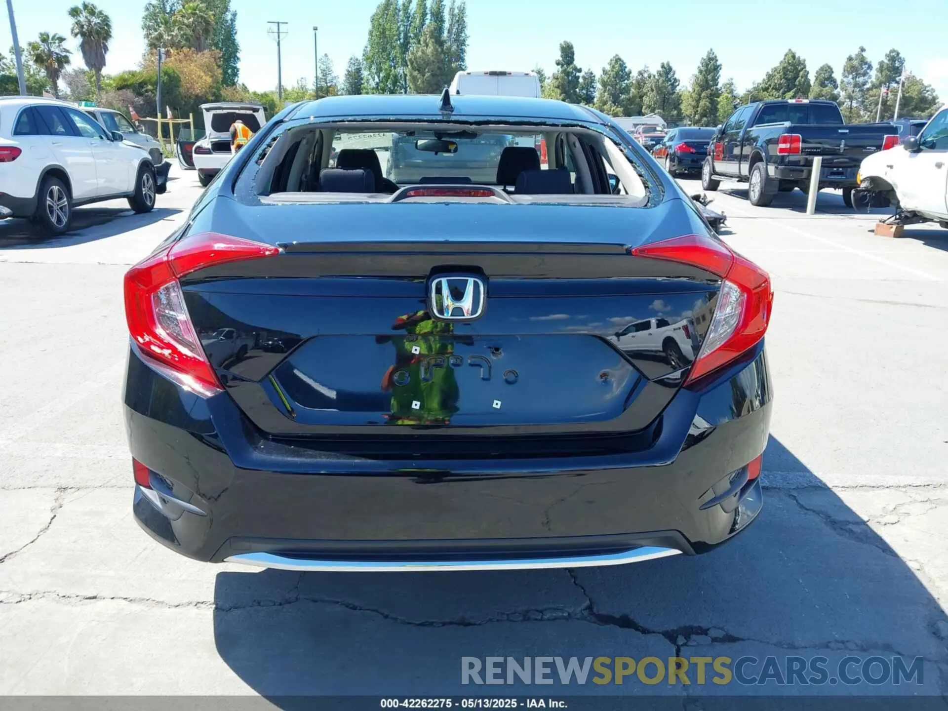15 Photograph of a damaged car JHMFC1F35KX010539 HONDA CIVIC 2019