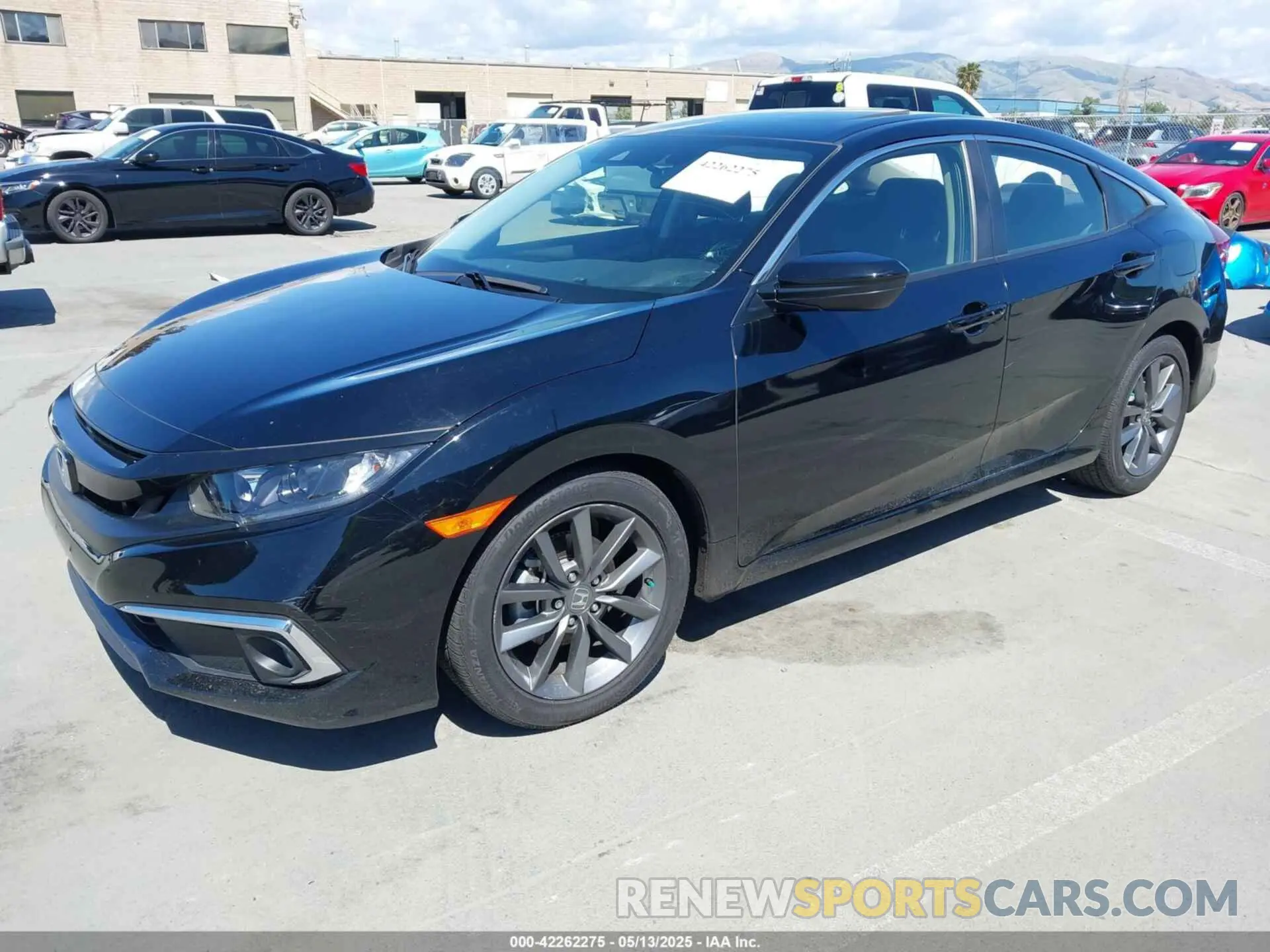 2 Photograph of a damaged car JHMFC1F35KX010539 HONDA CIVIC 2019