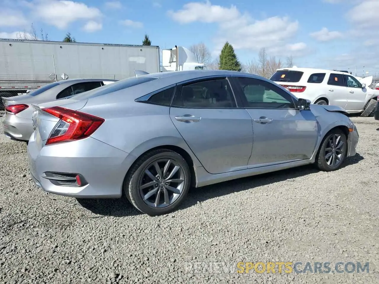 3 Photograph of a damaged car JHMFC1F35KX011853 HONDA CIVIC 2019