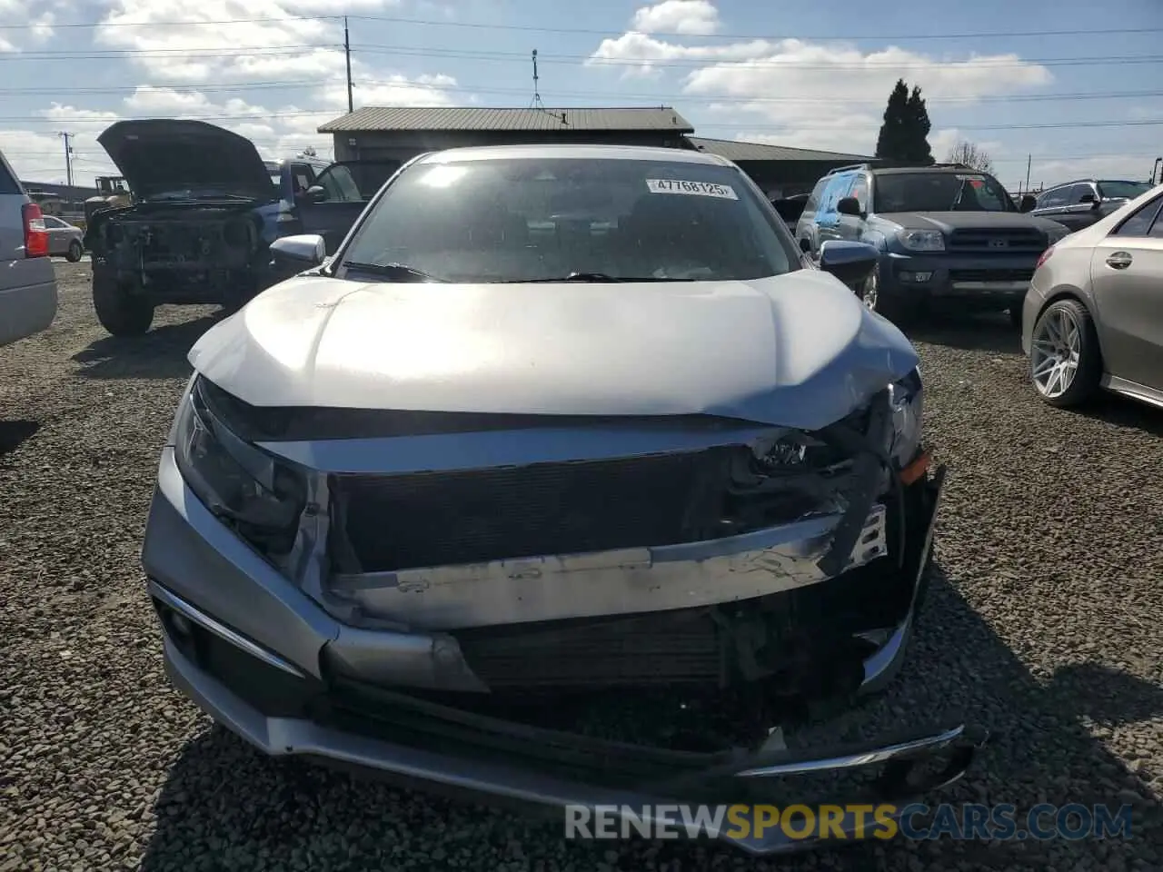 5 Photograph of a damaged car JHMFC1F35KX011853 HONDA CIVIC 2019