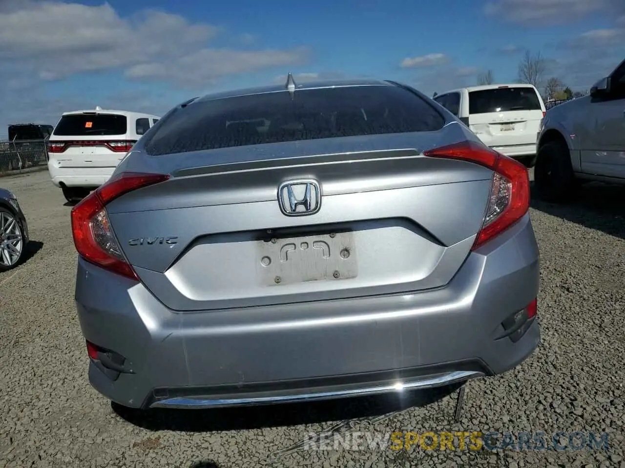 6 Photograph of a damaged car JHMFC1F35KX011853 HONDA CIVIC 2019