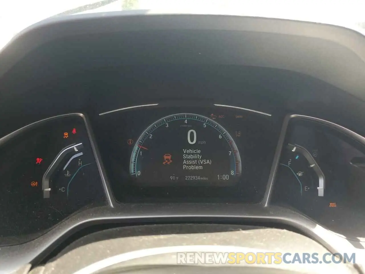 9 Photograph of a damaged car JHMFC1F35KX011853 HONDA CIVIC 2019