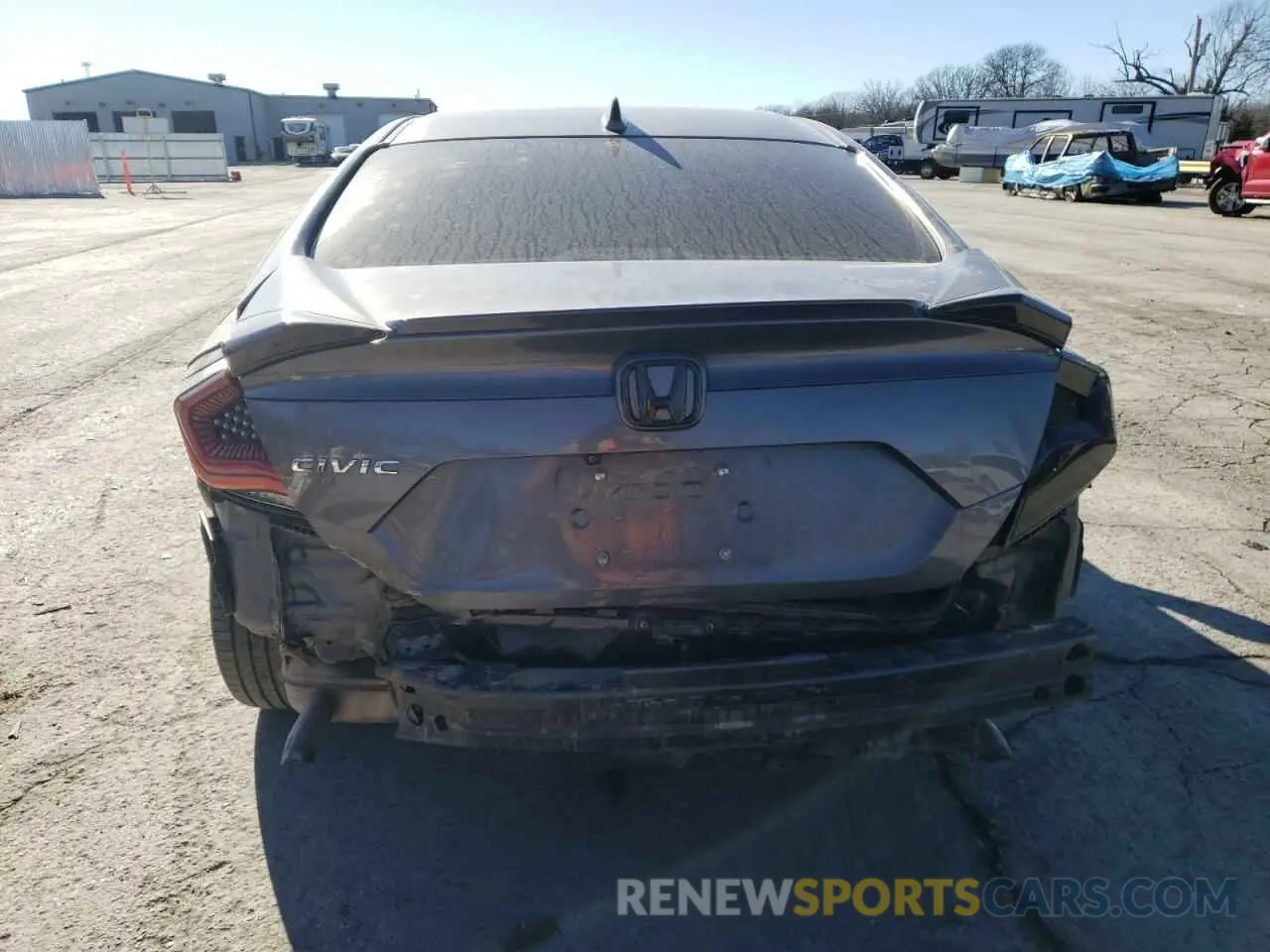 6 Photograph of a damaged car JHMFC1F35KX013232 HONDA CIVIC 2019