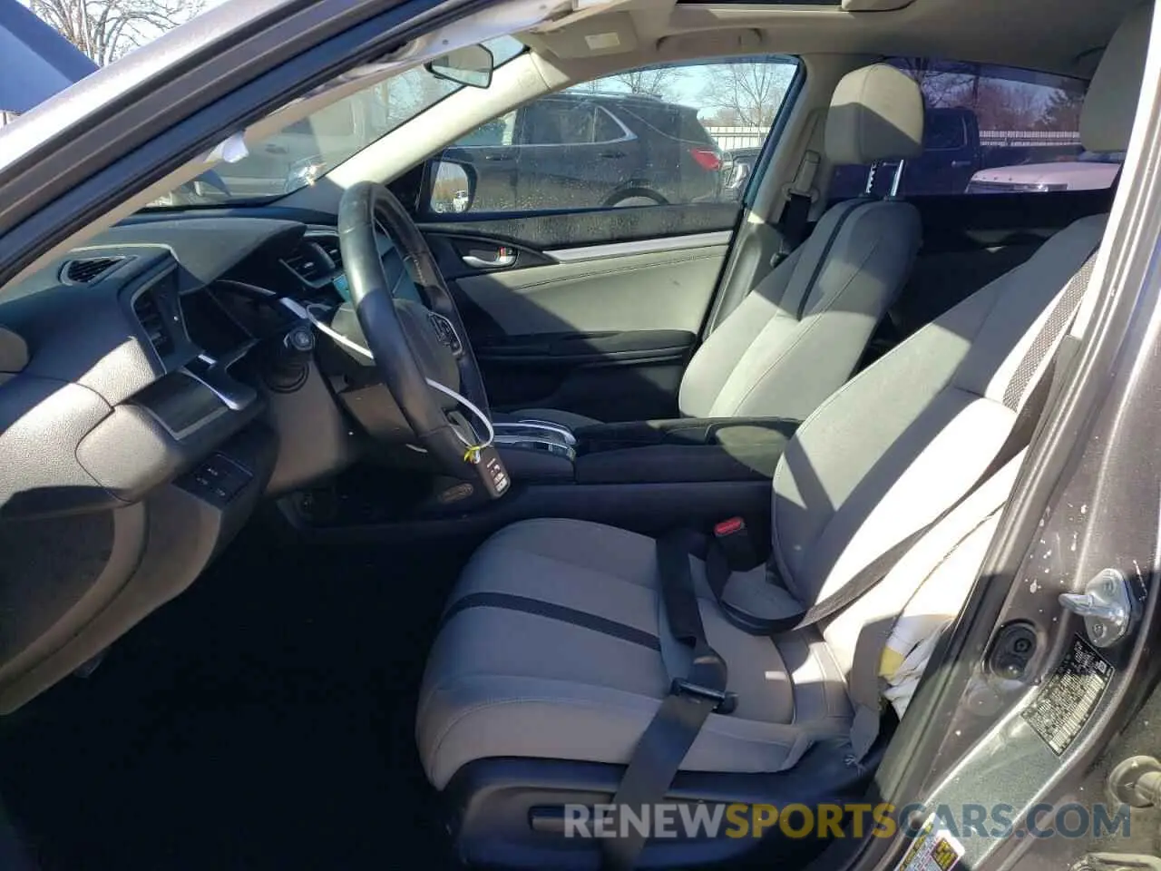 7 Photograph of a damaged car JHMFC1F35KX013232 HONDA CIVIC 2019