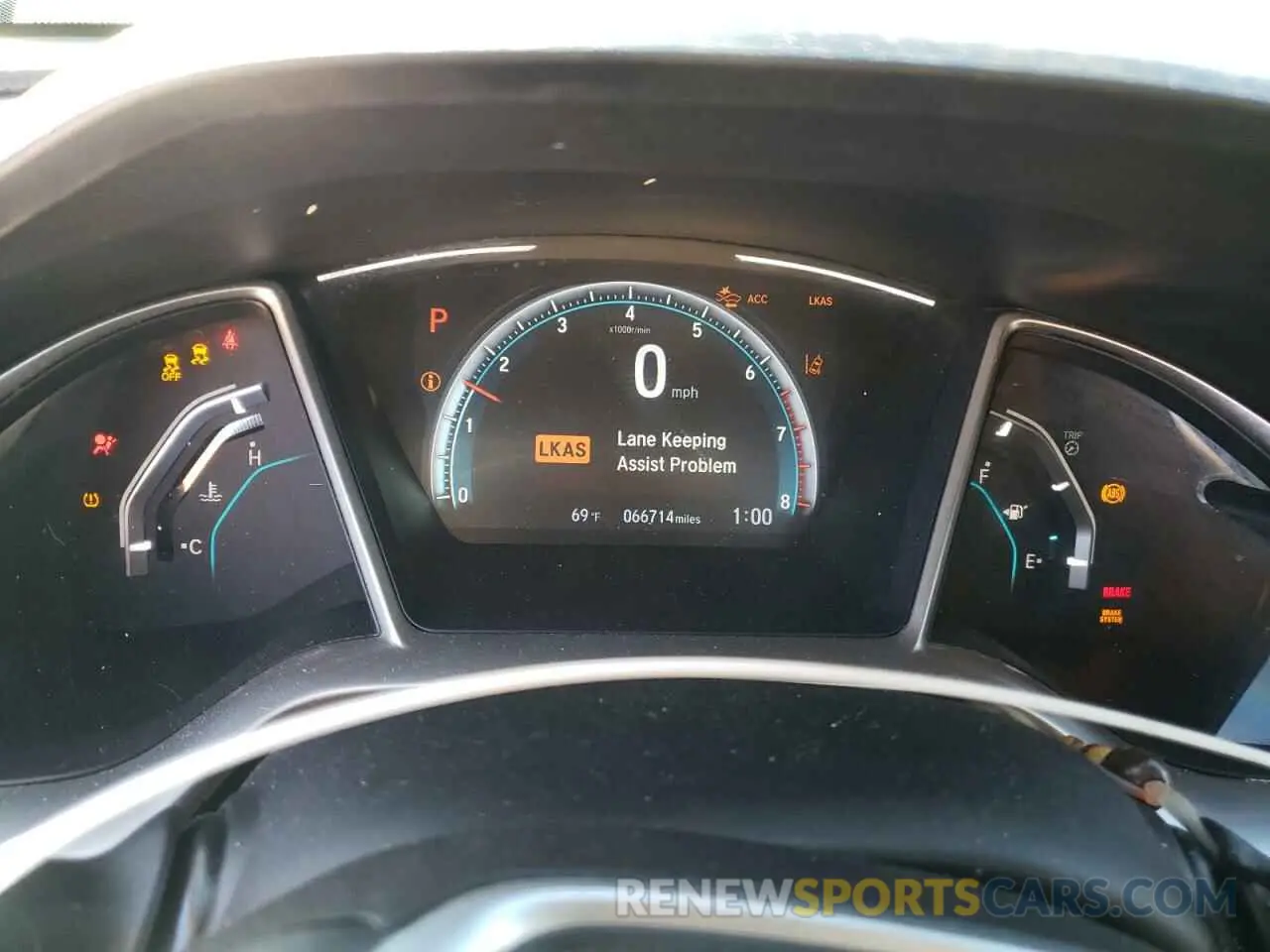 9 Photograph of a damaged car JHMFC1F35KX013232 HONDA CIVIC 2019
