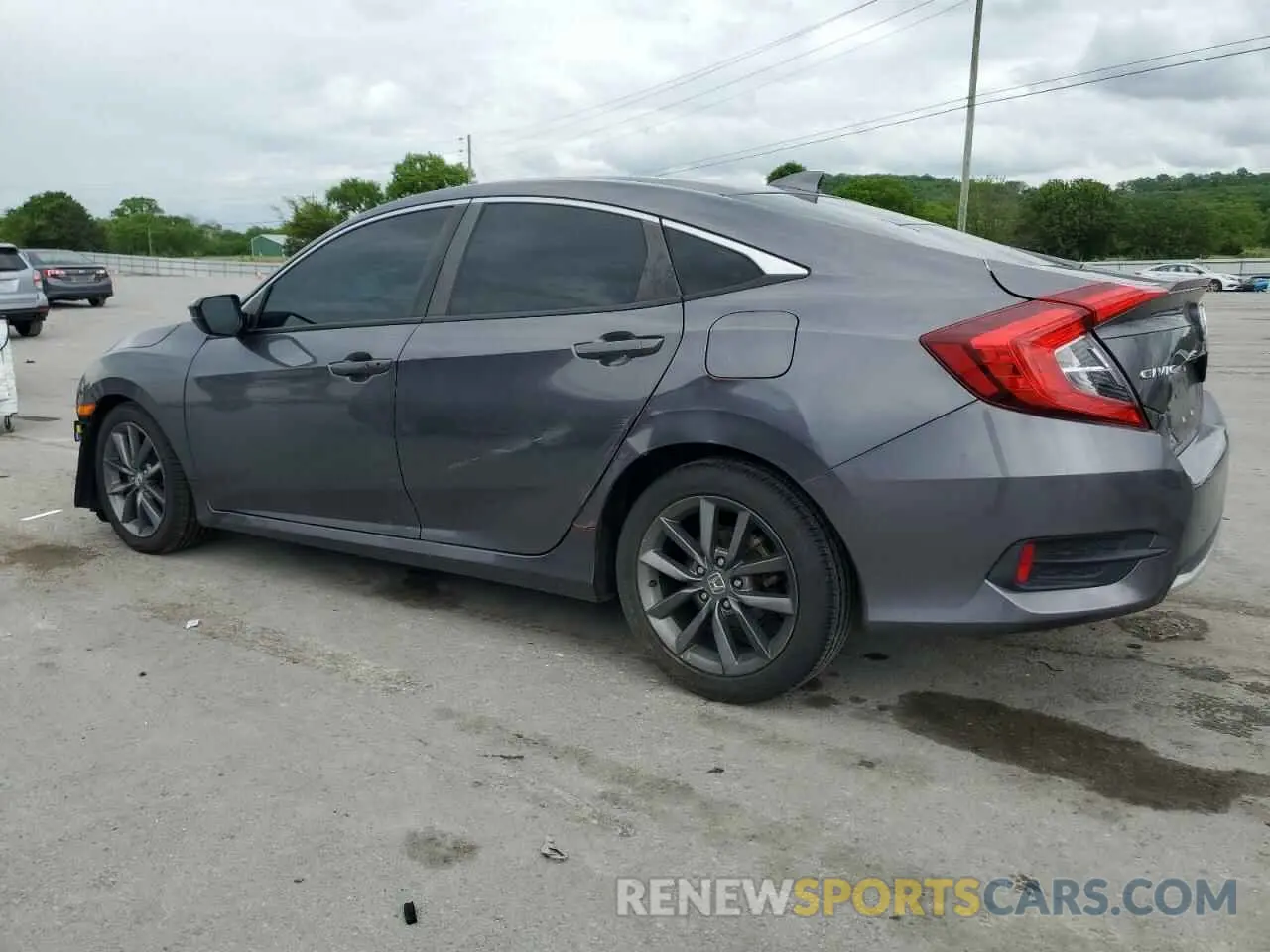 2 Photograph of a damaged car JHMFC1F36KX008864 HONDA CIVIC 2019