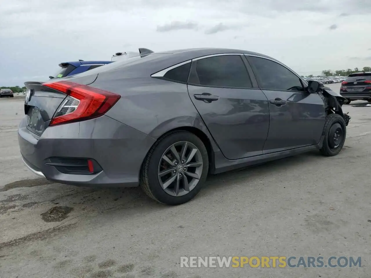 3 Photograph of a damaged car JHMFC1F36KX008864 HONDA CIVIC 2019
