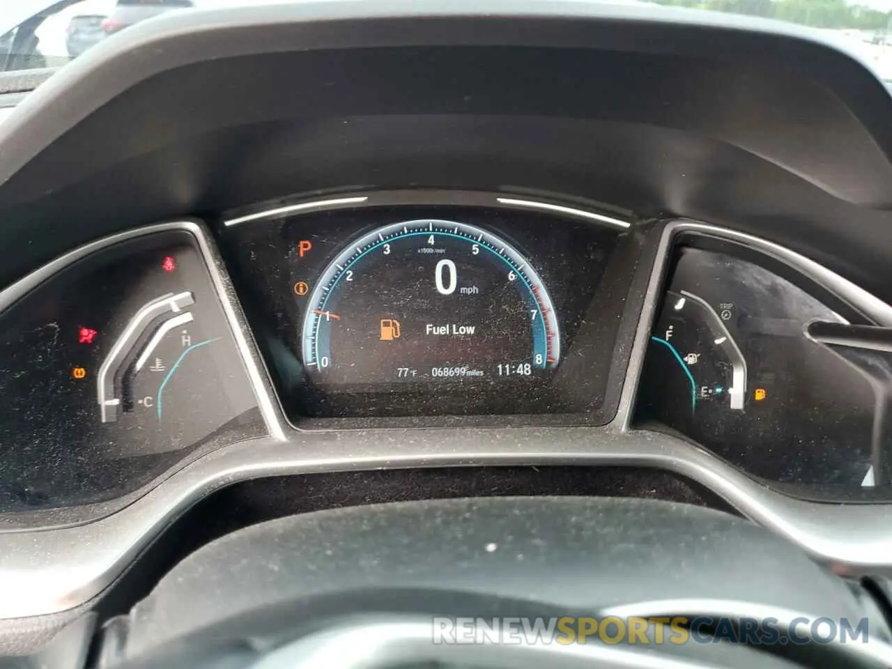 9 Photograph of a damaged car JHMFC1F36KX008864 HONDA CIVIC 2019