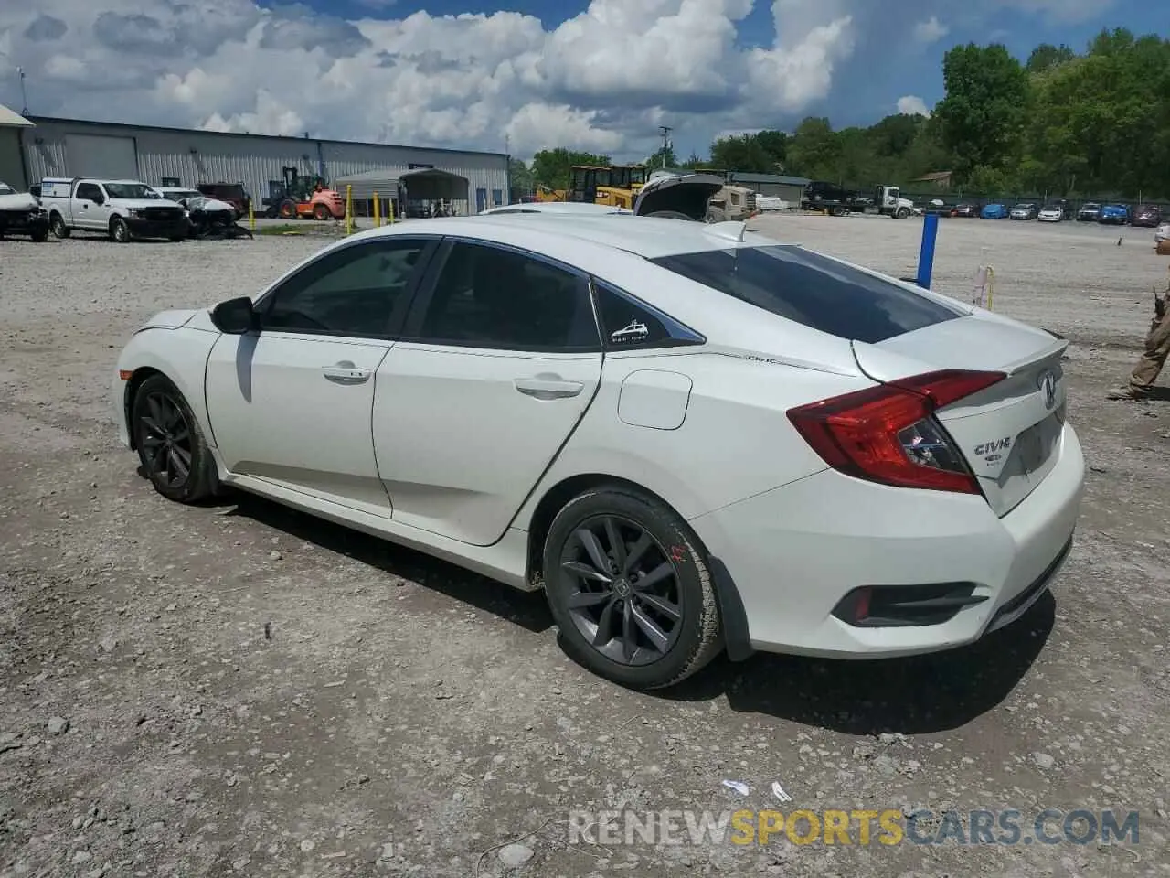 2 Photograph of a damaged car JHMFC1F37KX011997 HONDA CIVIC 2019