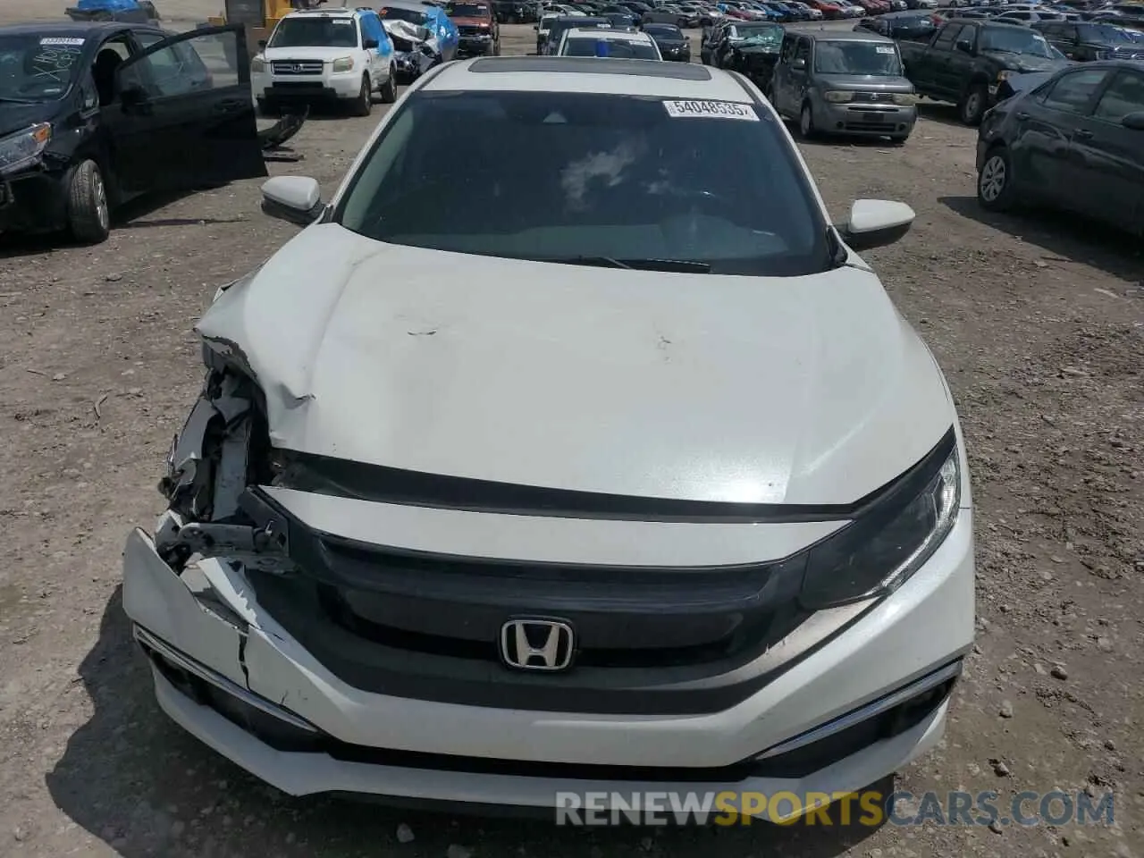5 Photograph of a damaged car JHMFC1F37KX011997 HONDA CIVIC 2019
