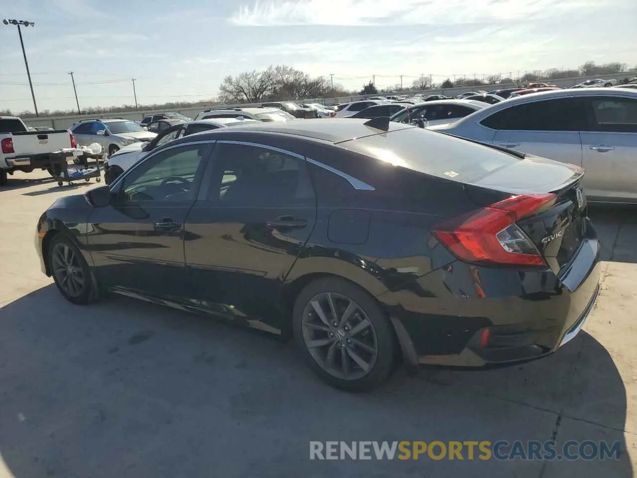 2 Фотография поврежденного автомобиля JHMFC1F37KX014236 HONDA CIVIC 2019