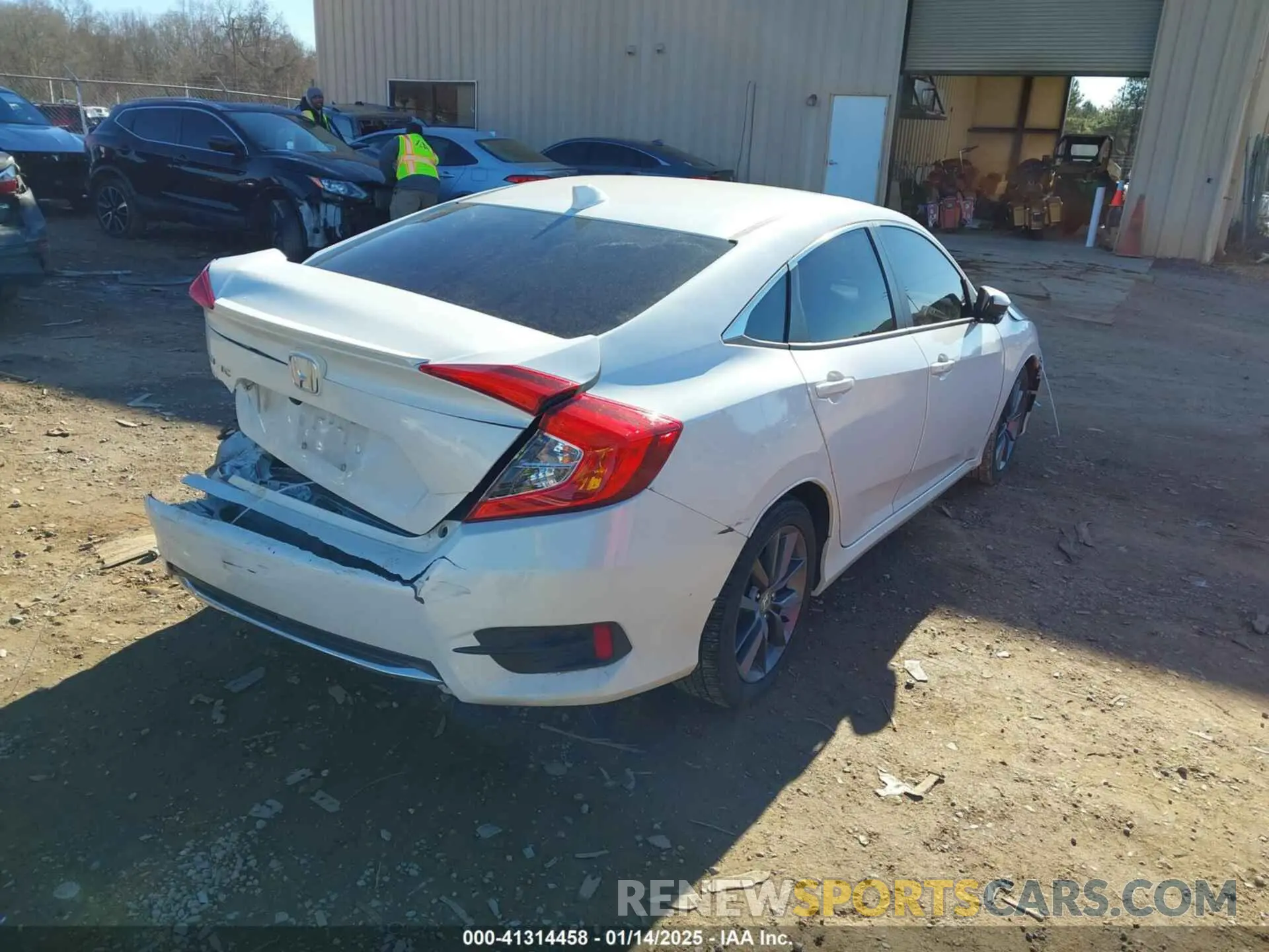 4 Фотография поврежденного автомобиля JHMFC1F39KX003593 HONDA CIVIC 2019