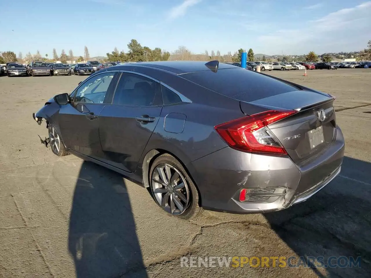 2 Photograph of a damaged car JHMFC1F39KX009894 HONDA CIVIC 2019