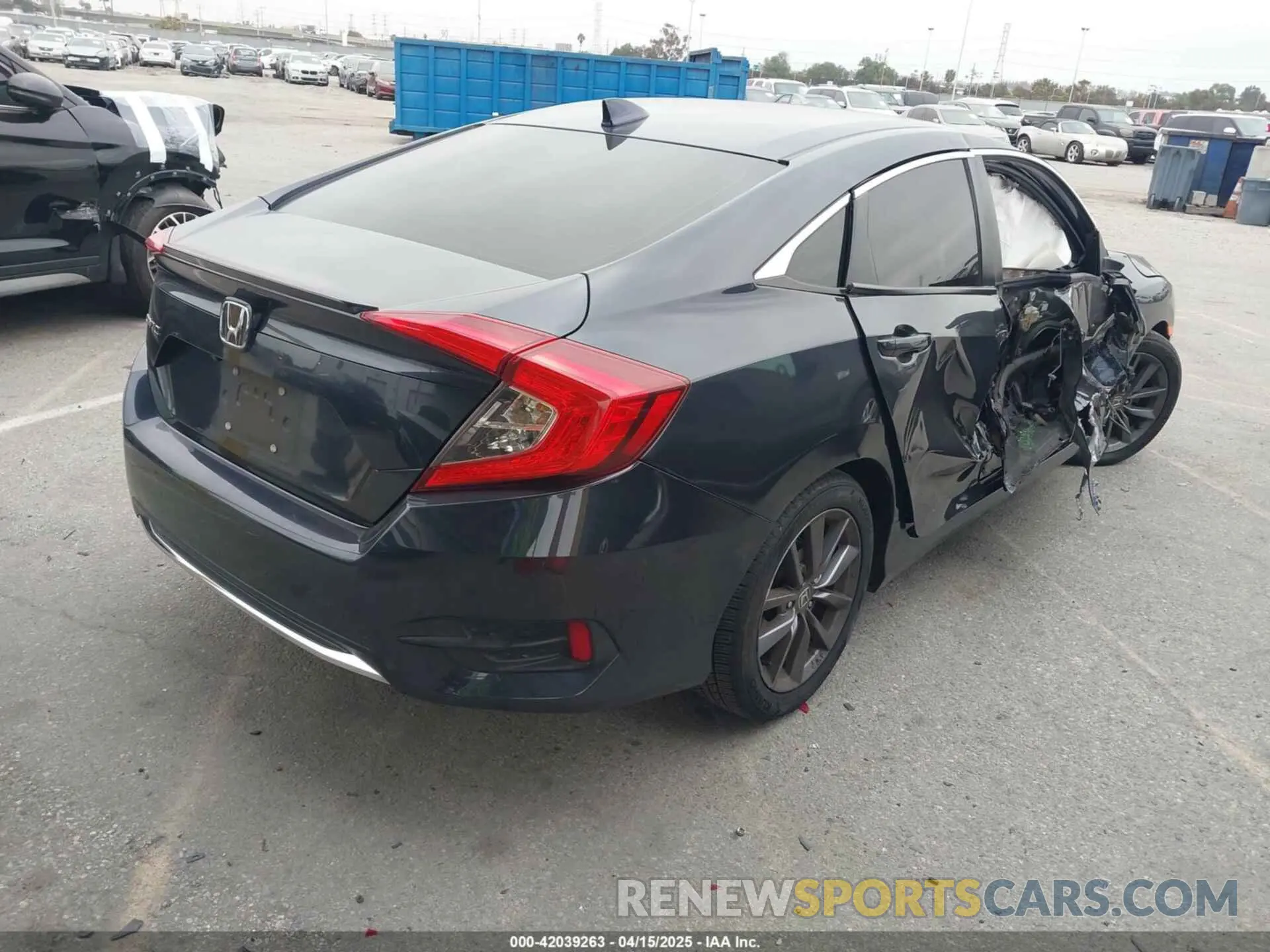 4 Фотография поврежденного автомобиля JHMFC1F3XKX014103 HONDA CIVIC 2019