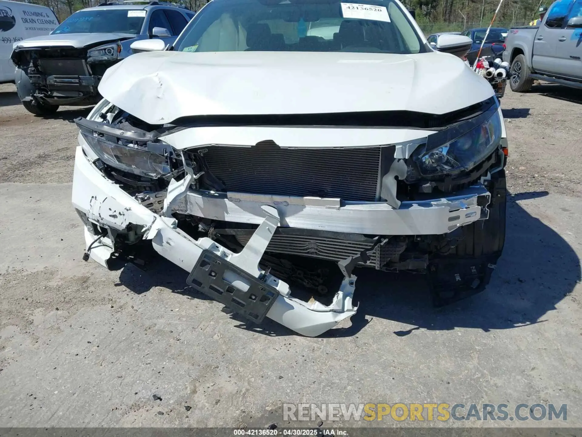 6 Photograph of a damaged car JHMFC1F72KX008959 HONDA CIVIC 2019