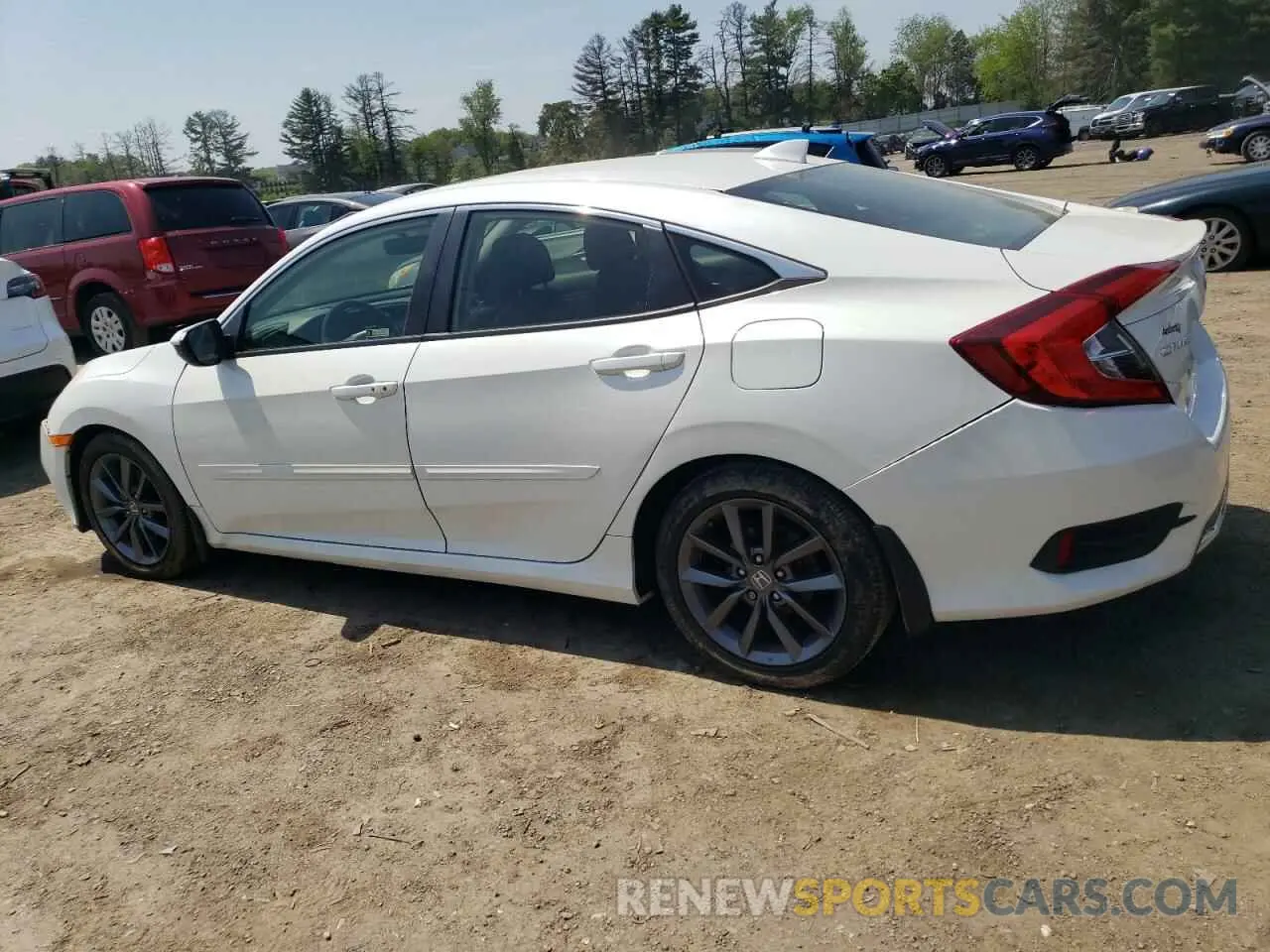 2 Photograph of a damaged car JHMFC1F78KX008965 HONDA CIVIC 2019