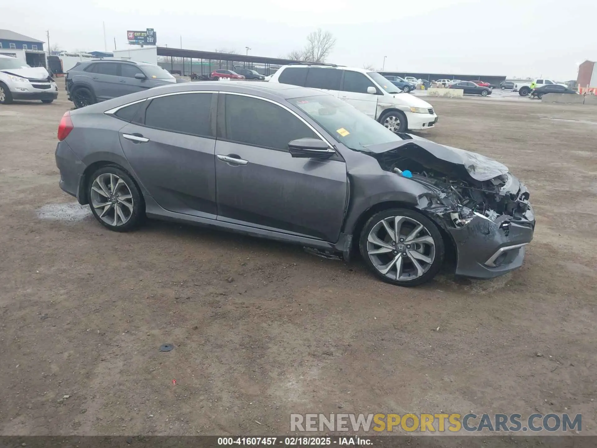 13 Фотография поврежденного автомобиля JHMFC1F91KX002281 HONDA CIVIC 2019