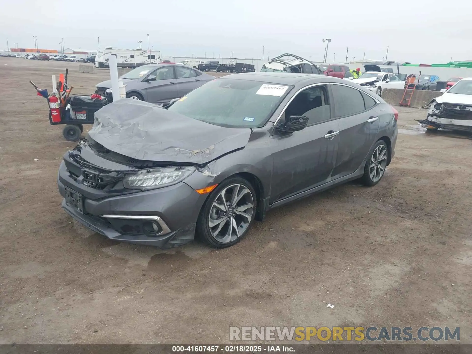 14 Фотография поврежденного автомобиля JHMFC1F91KX002281 HONDA CIVIC 2019