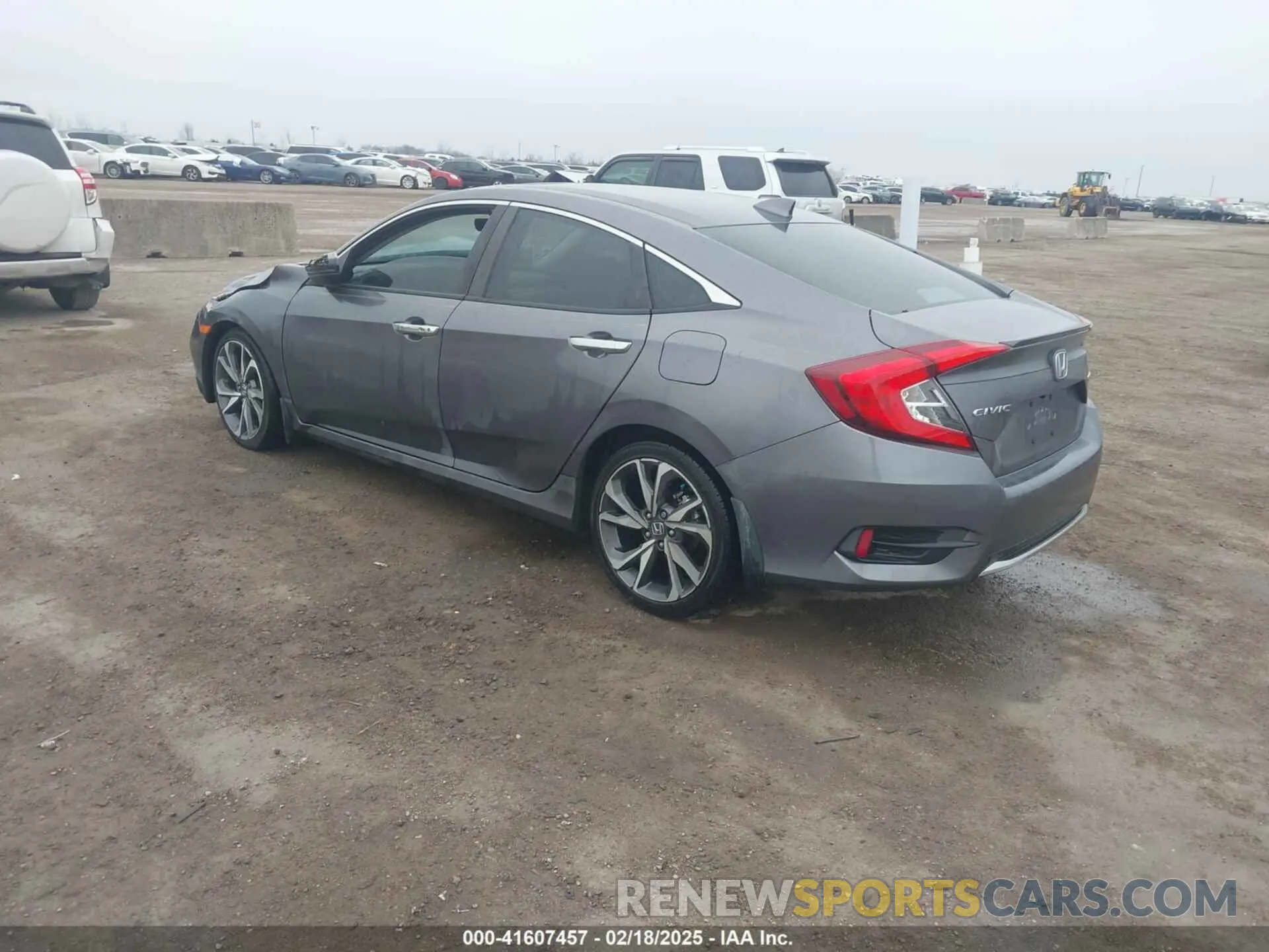 3 Фотография поврежденного автомобиля JHMFC1F91KX002281 HONDA CIVIC 2019