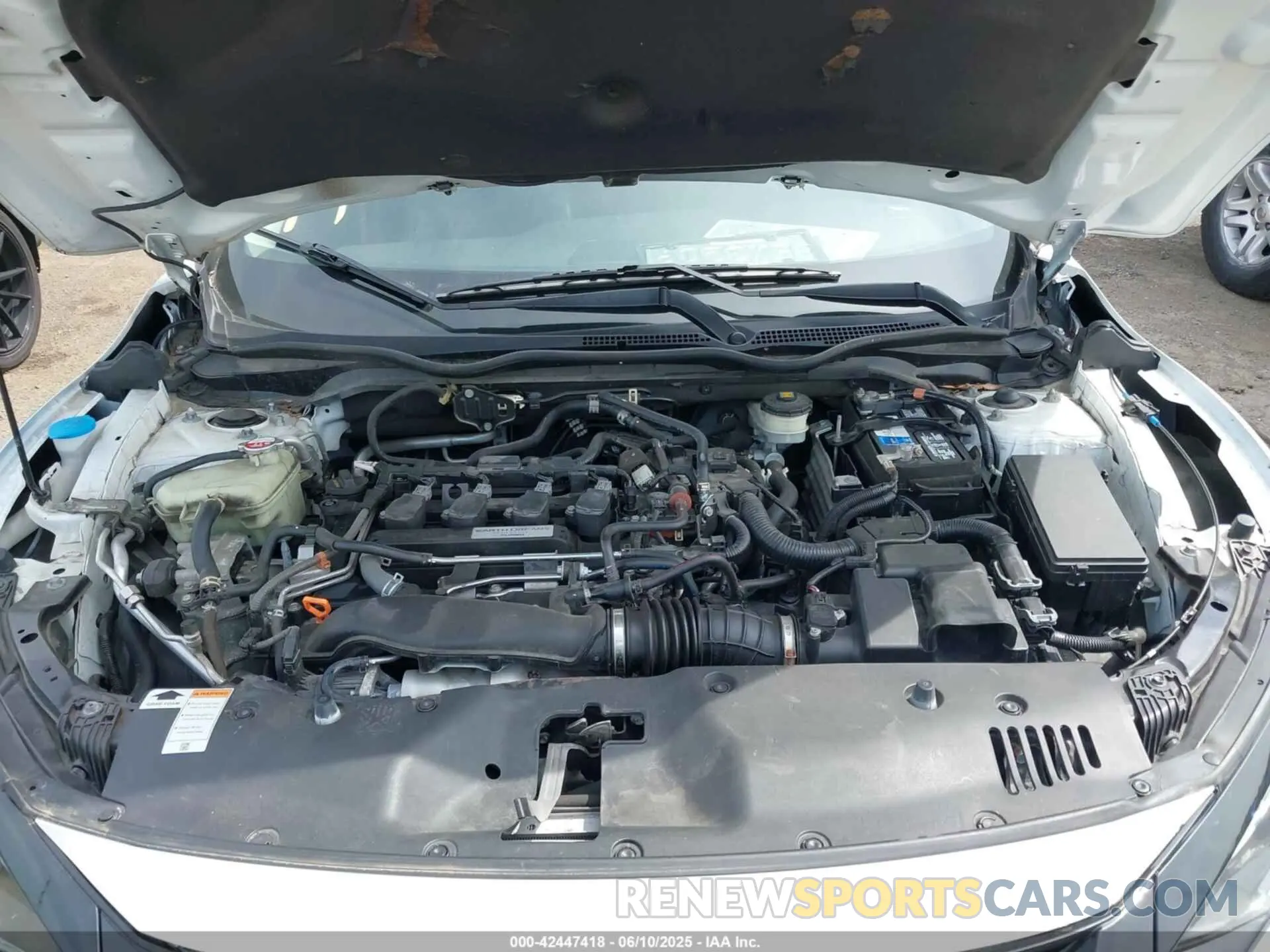 10 Photograph of a damaged car JHMFC1F98KX013097 HONDA CIVIC 2019