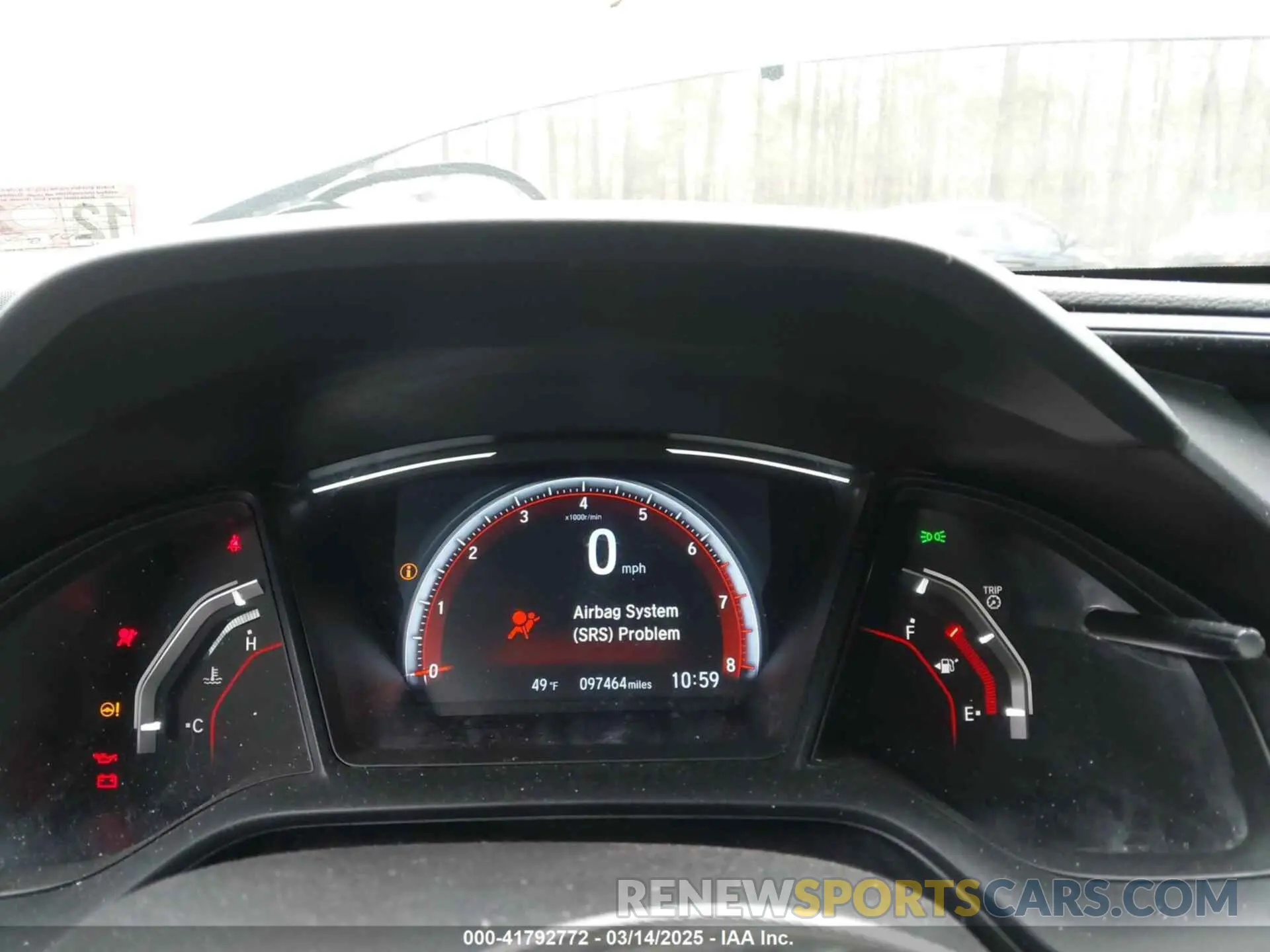 7 Photograph of a damaged car SHHFK7G42KU219115 HONDA CIVIC 2019