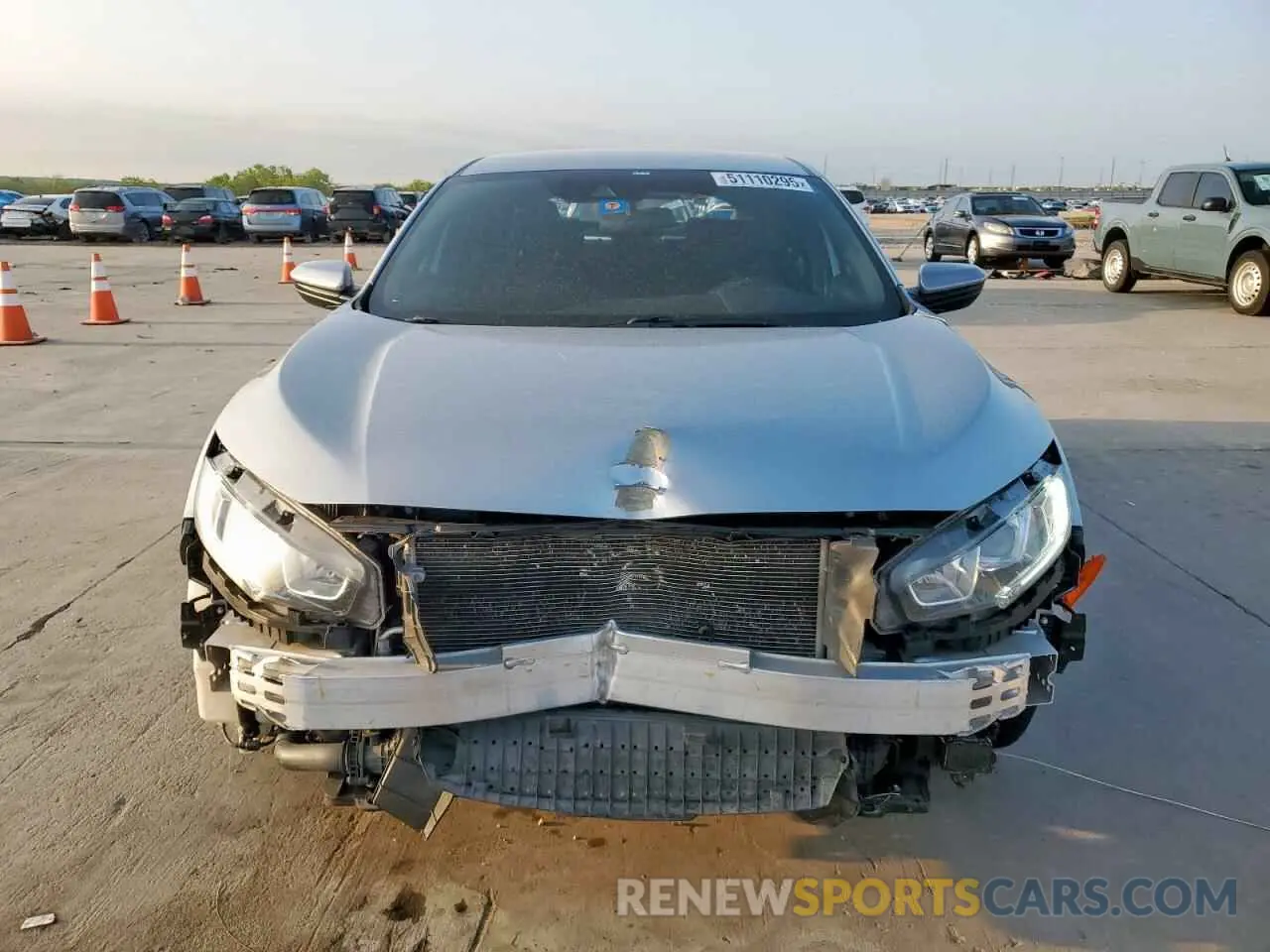 5 Фотография поврежденного автомобиля SHHFK7H35KU214464 HONDA CIVIC 2019