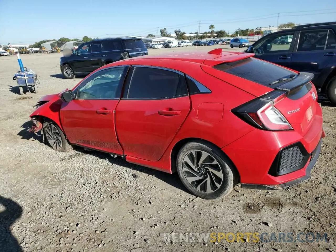 2 Фотография поврежденного автомобиля SHHFK7H37KU416643 HONDA CIVIC 2019