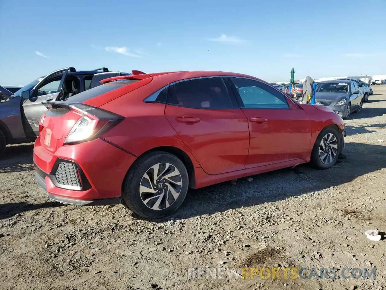 3 Фотография поврежденного автомобиля SHHFK7H37KU416643 HONDA CIVIC 2019