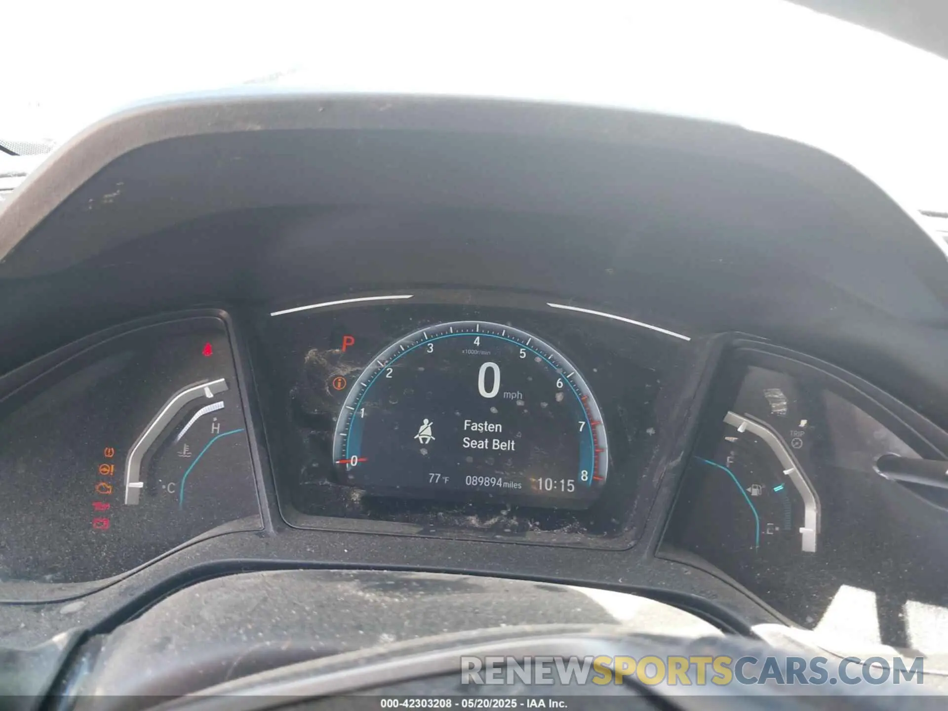 7 Фотография поврежденного автомобиля SHHFK7H3XKU420900 HONDA CIVIC 2019