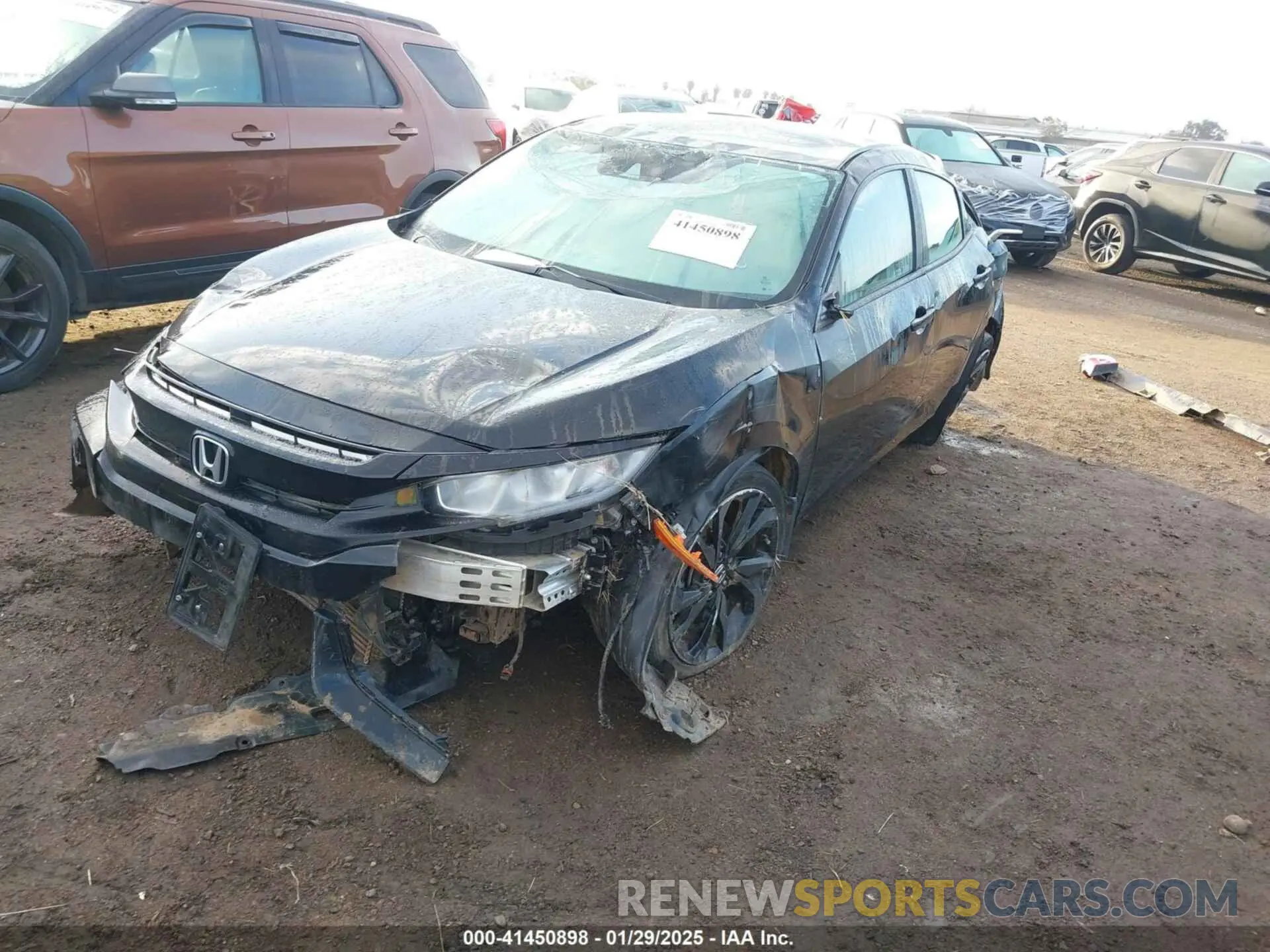 2 Фотография поврежденного автомобиля SHHFK7H42KU407681 HONDA CIVIC 2019