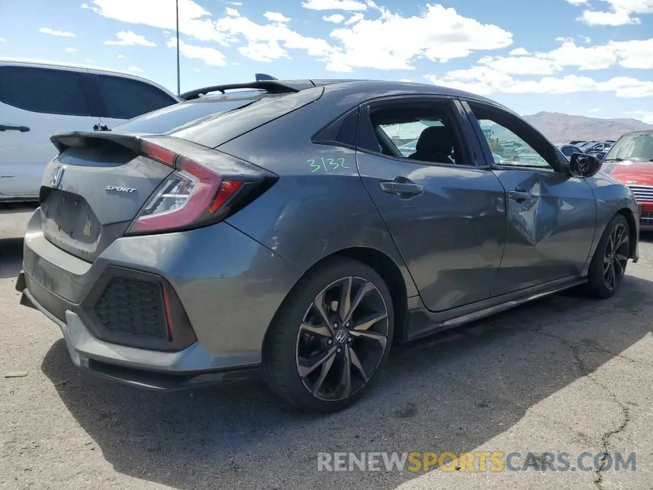 3 Фотография поврежденного автомобиля SHHFK7H44KU205585 HONDA CIVIC 2019