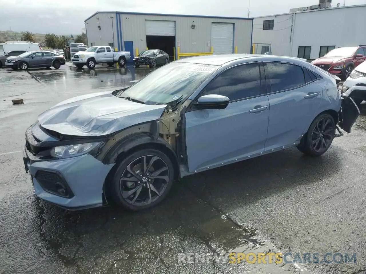 1 Фотография поврежденного автомобиля SHHFK7H44KU222080 HONDA CIVIC 2019