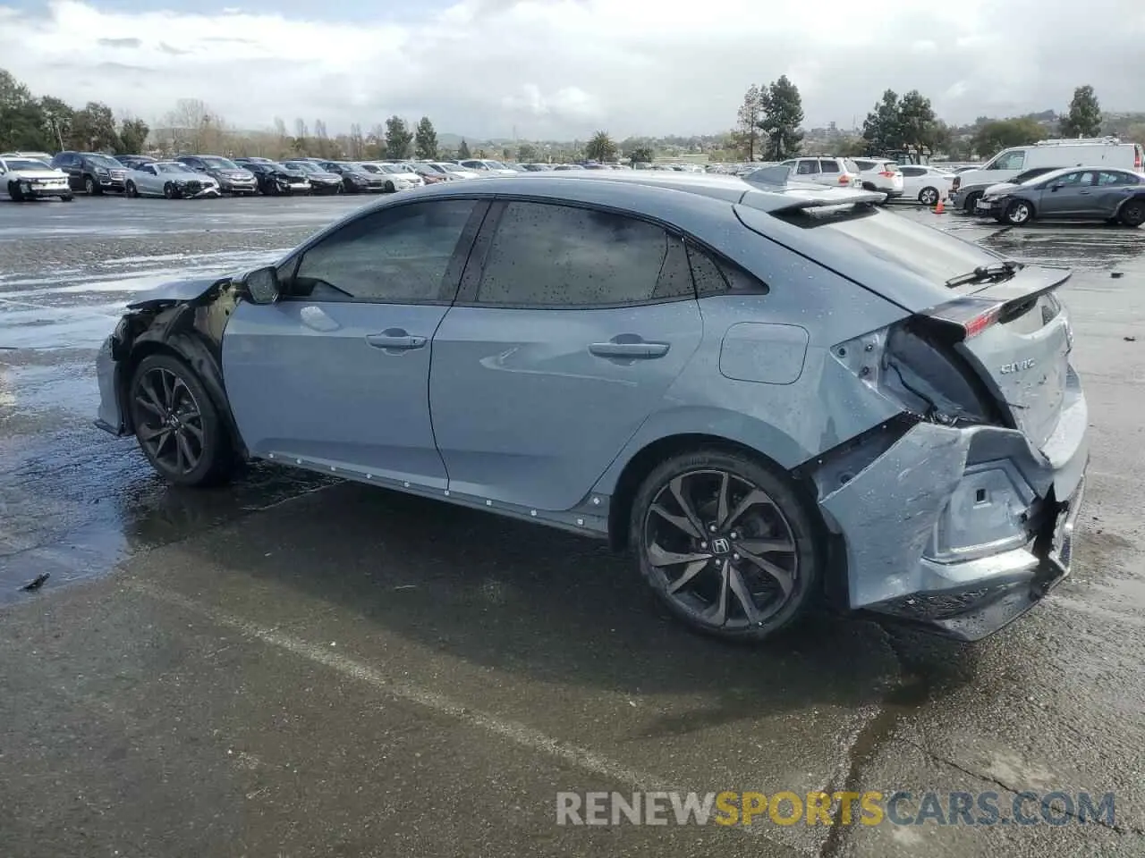 2 Фотография поврежденного автомобиля SHHFK7H44KU222080 HONDA CIVIC 2019