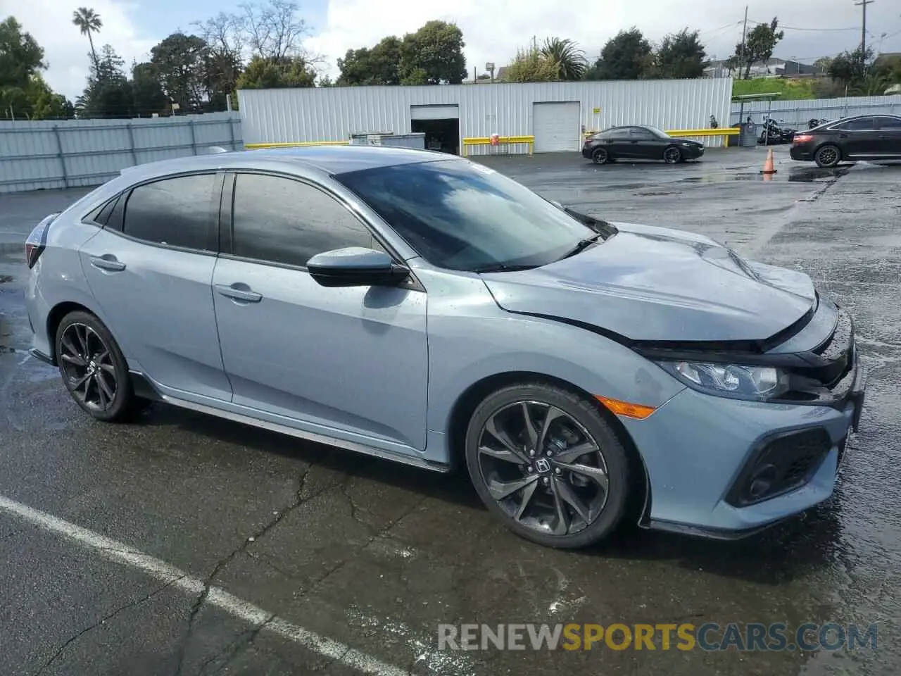 4 Фотография поврежденного автомобиля SHHFK7H44KU222080 HONDA CIVIC 2019