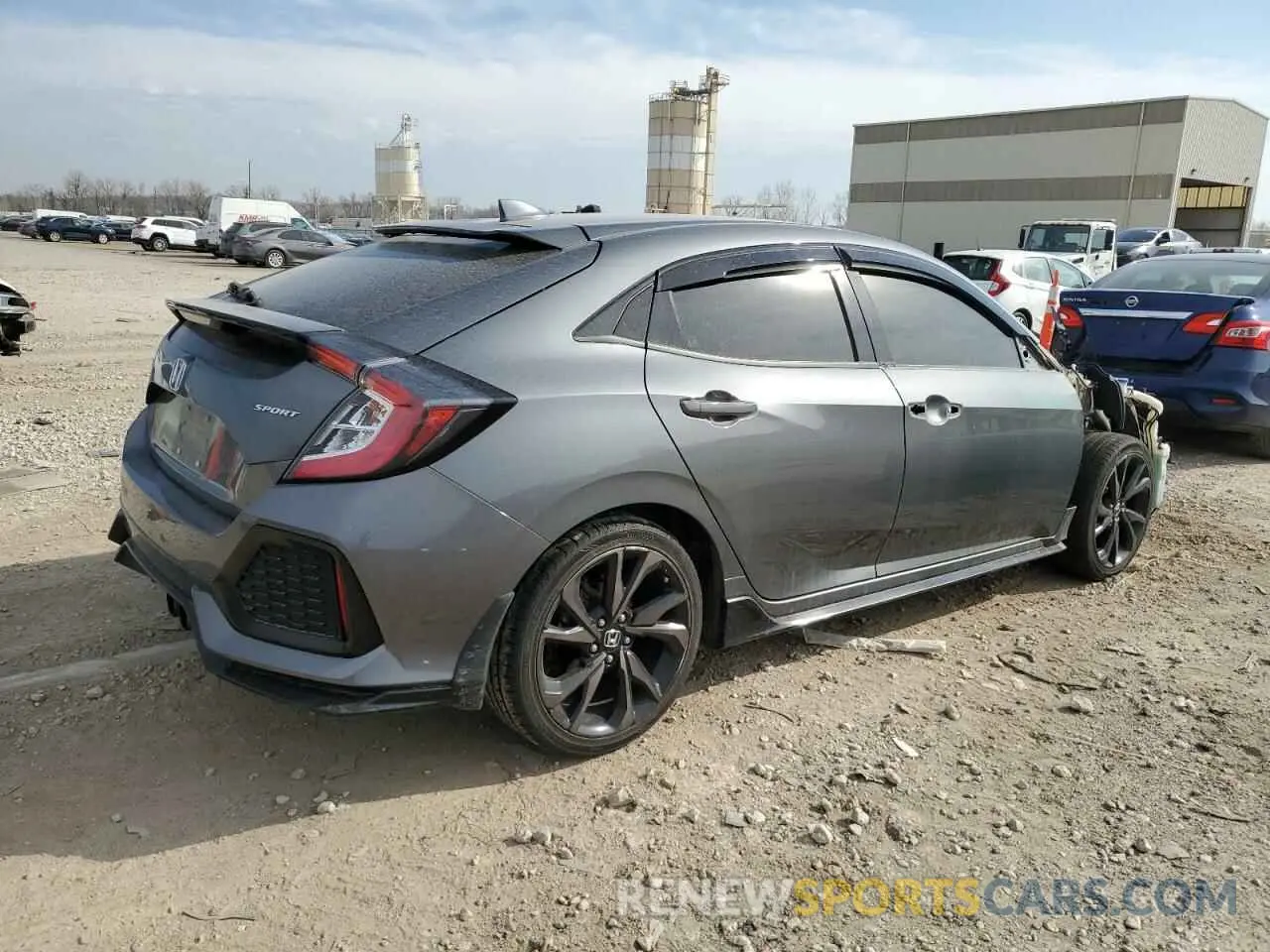3 Photograph of a damaged car SHHFK7H48KU402680 HONDA CIVIC 2019