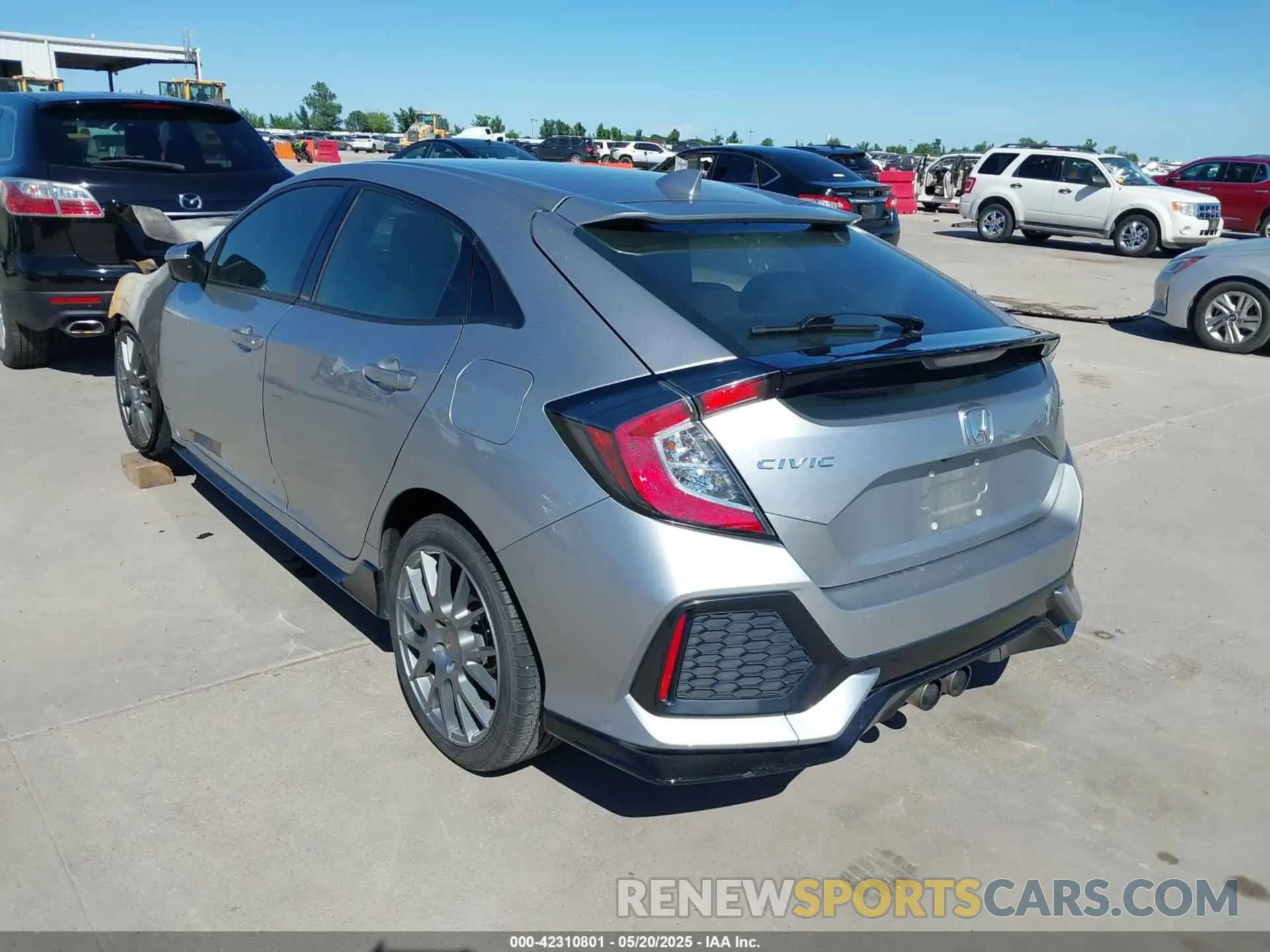 3 Photograph of a damaged car SHHFK7H49KU205551 HONDA CIVIC 2019