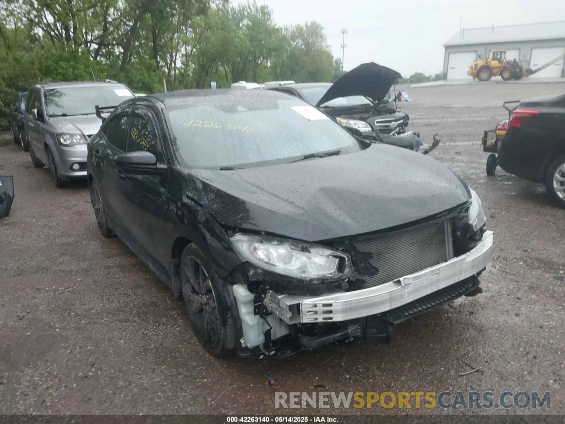 1 Photograph of a damaged car SHHFK7H4XKU408495 HONDA CIVIC 2019