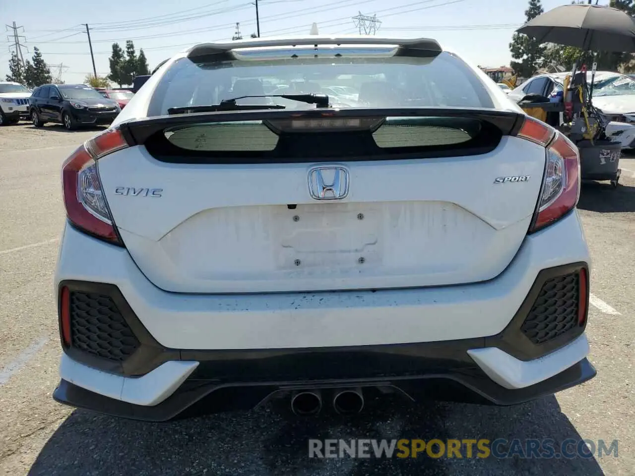 6 Photograph of a damaged car SHHFK7H4XKU409470 HONDA CIVIC 2019