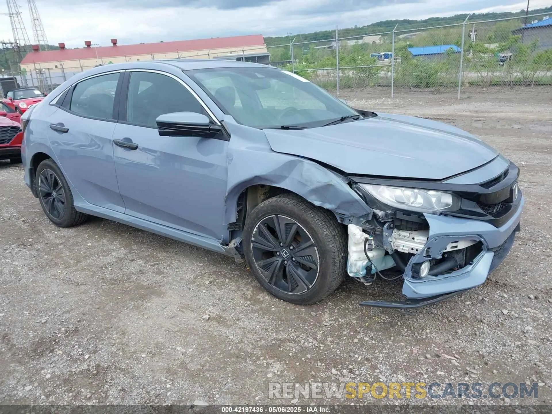1 Photograph of a damaged car SHHFK7H61KU417104 HONDA CIVIC 2019