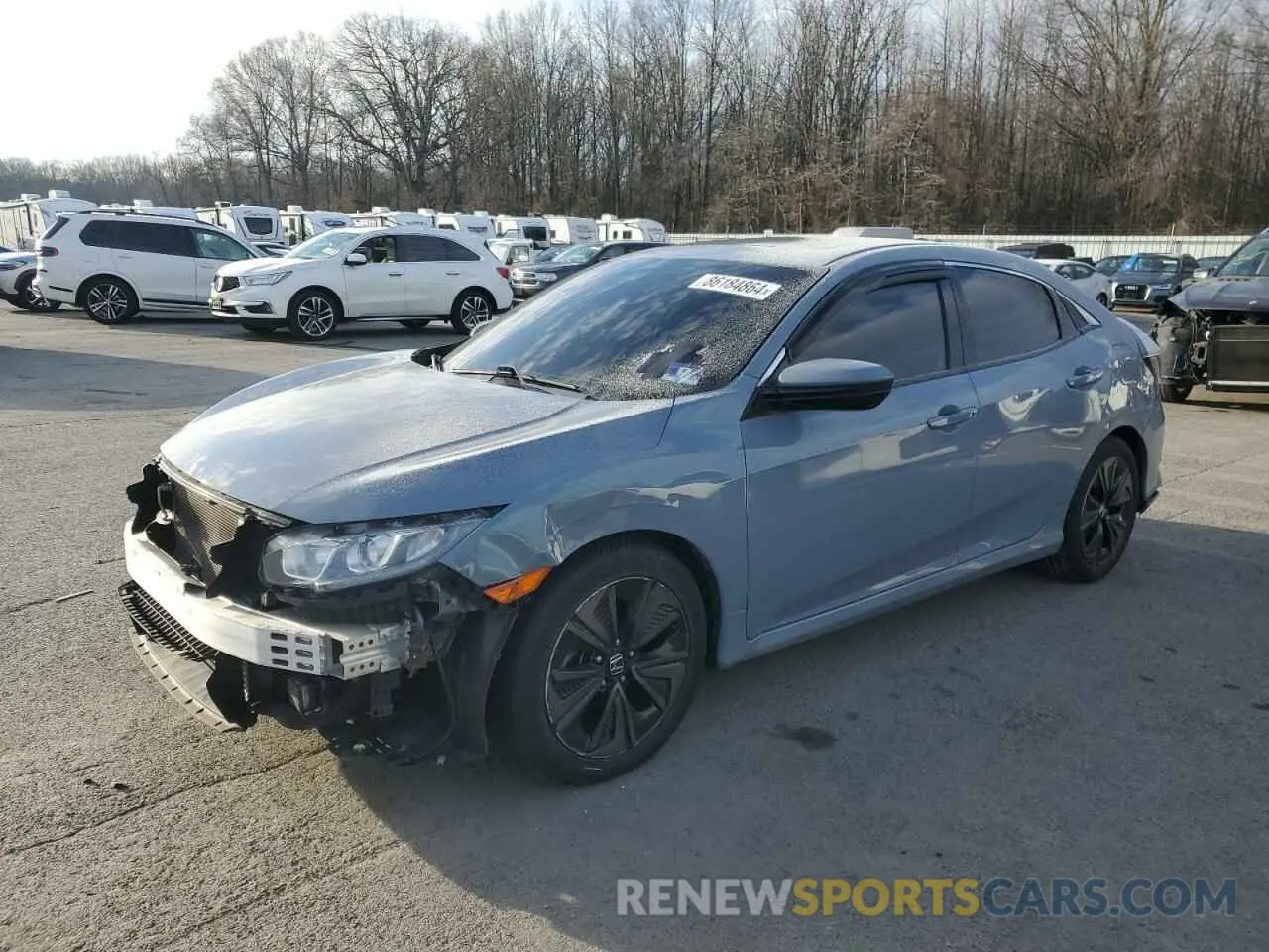 1 Photograph of a damaged car SHHFK7H62KU415233 HONDA CIVIC 2019