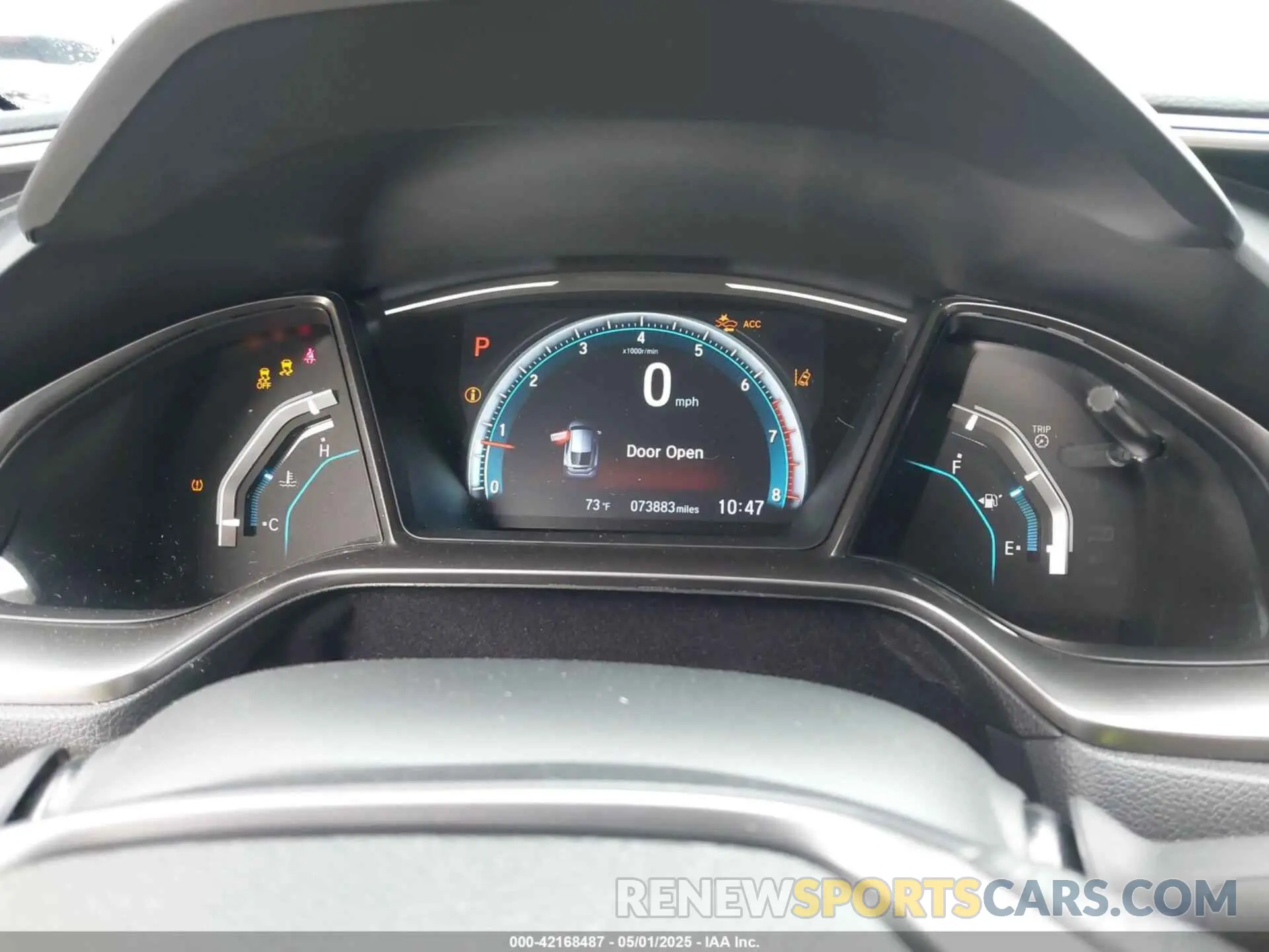 7 Photograph of a damaged car SHHFK7H66KU220056 HONDA CIVIC 2019