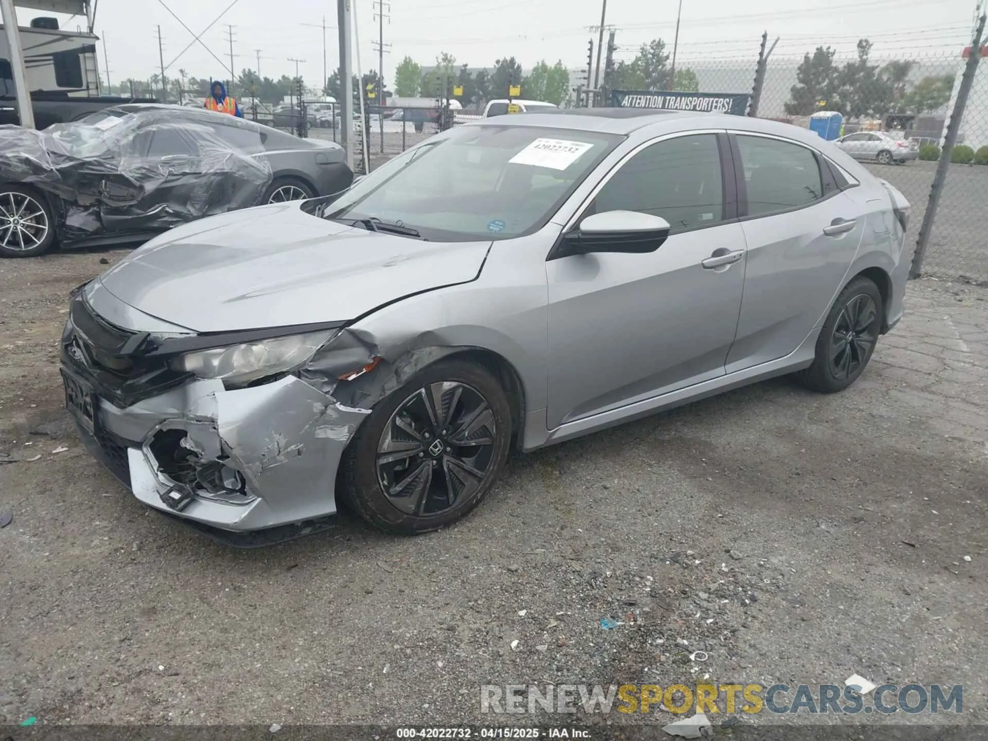 2 Photograph of a damaged car SHHFK7H67KU407354 HONDA CIVIC 2019