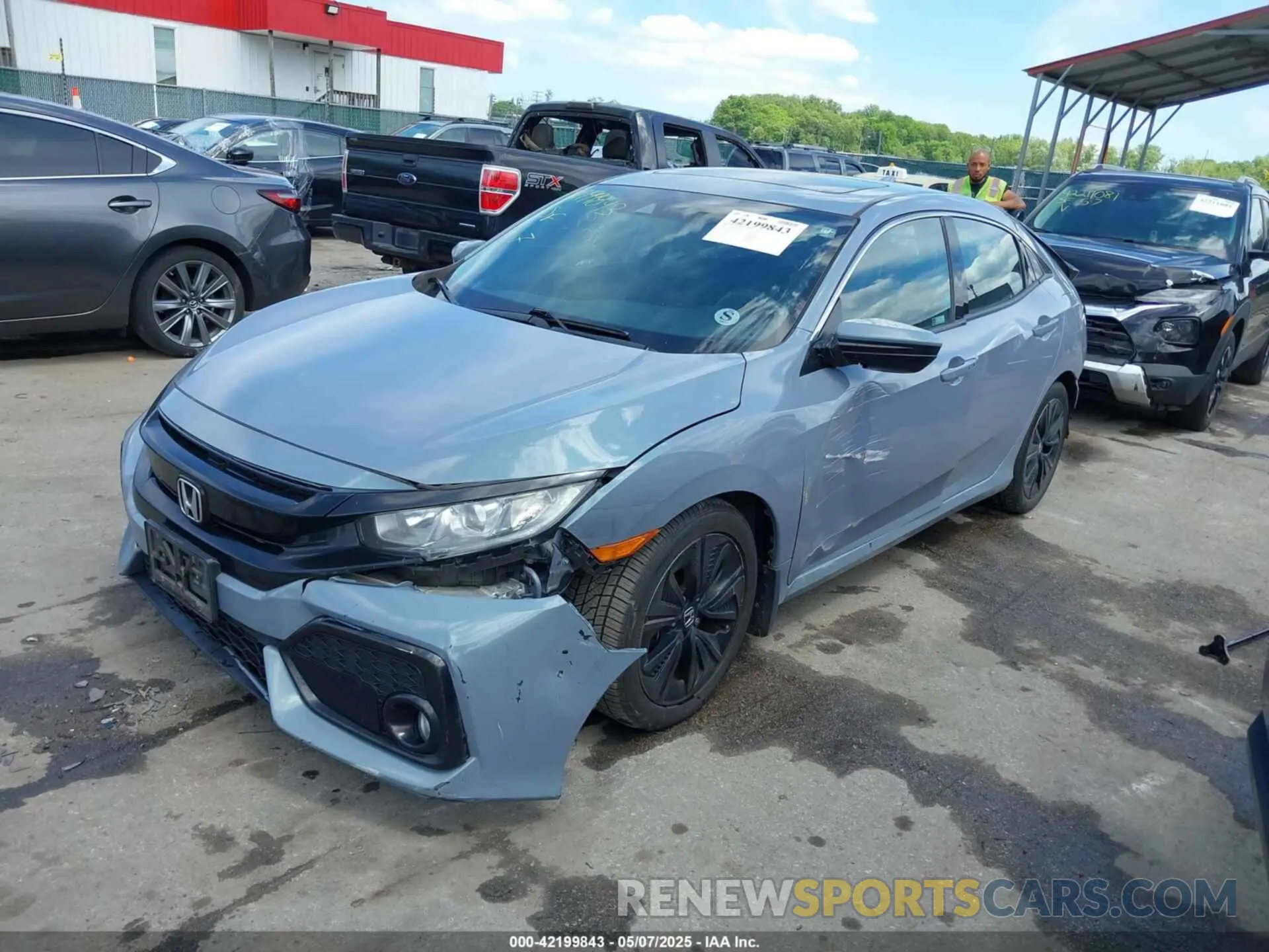 2 Photograph of a damaged car SHHFK7H67KU415034 HONDA CIVIC 2019