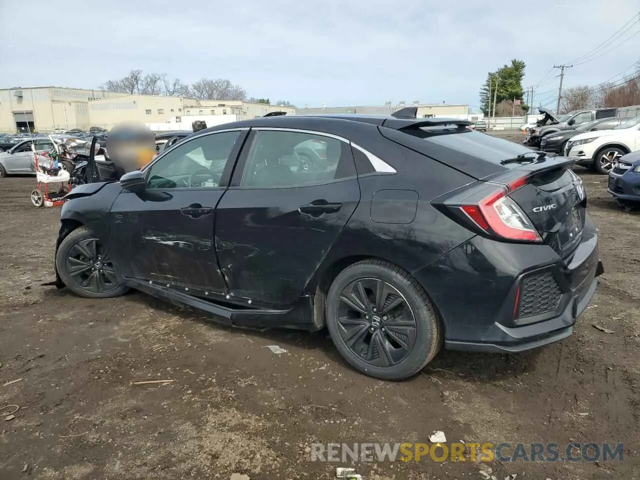 2 Фотография поврежденного автомобиля SHHFK7H6XKU419076 HONDA CIVIC 2019