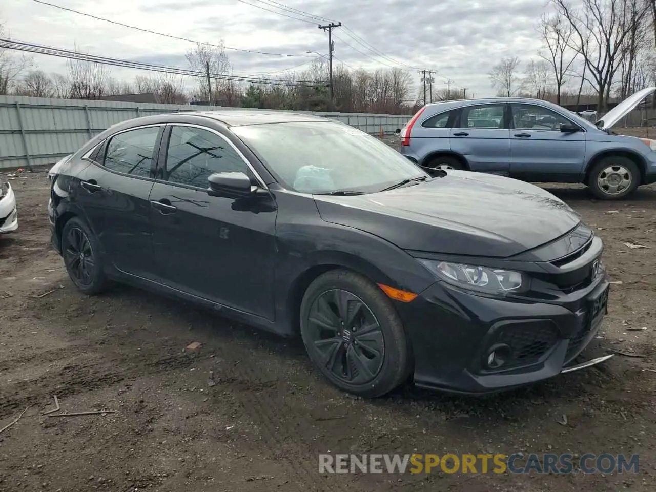4 Фотография поврежденного автомобиля SHHFK7H6XKU419076 HONDA CIVIC 2019