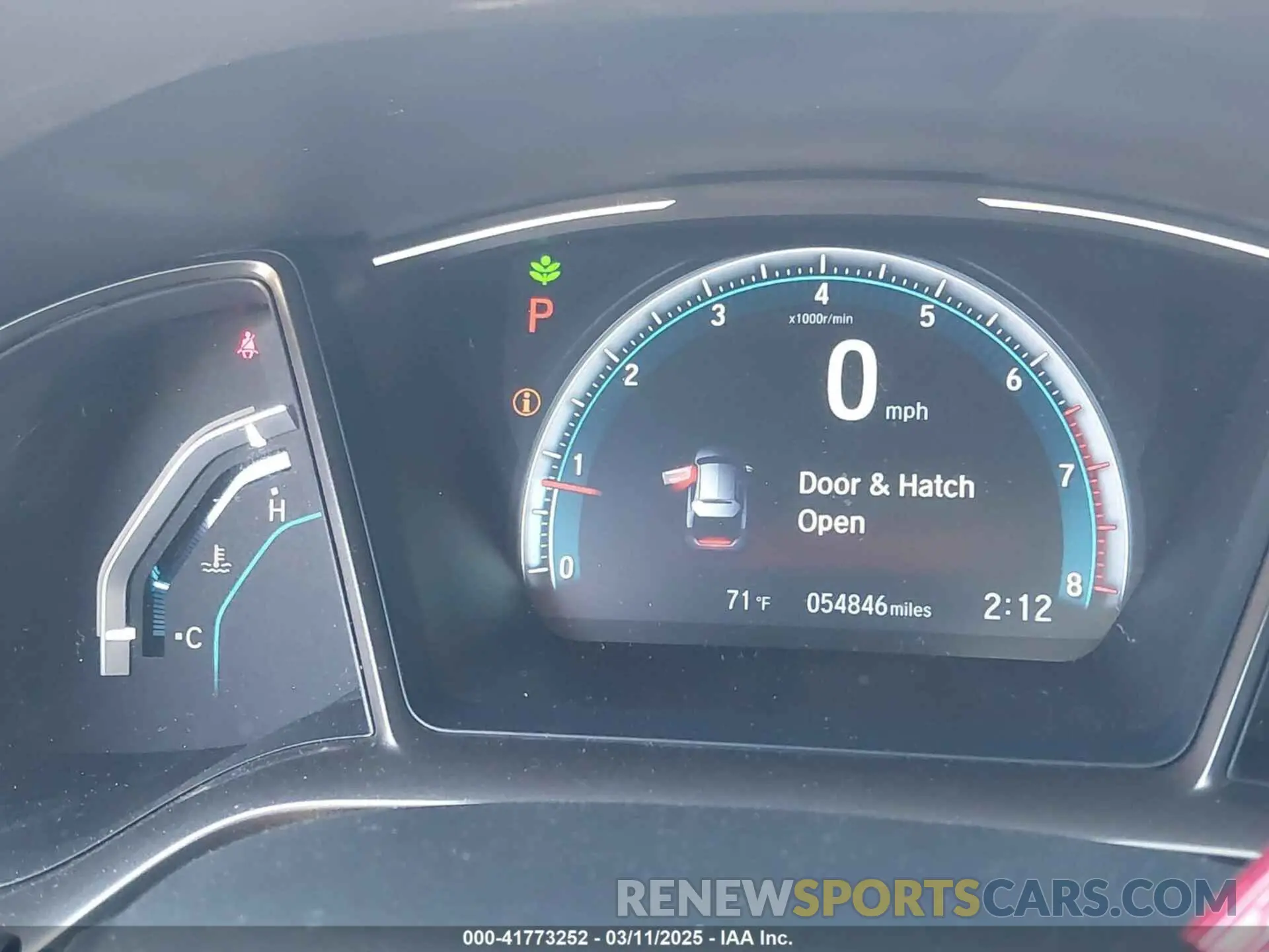 7 Photograph of a damaged car SHHFK7H88KU411608 HONDA CIVIC 2019