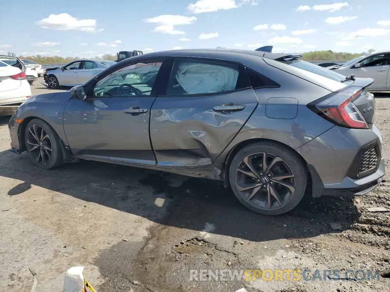 2 Фотография поврежденного автомобиля SHHFK7H94KU201564 HONDA CIVIC 2019