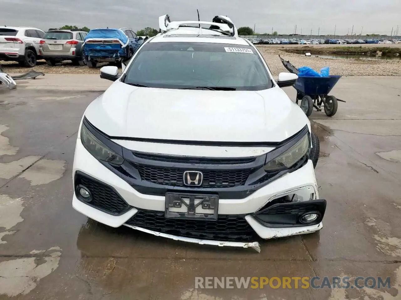 5 Фотография поврежденного автомобиля SHHFK7H95KU221631 HONDA CIVIC 2019