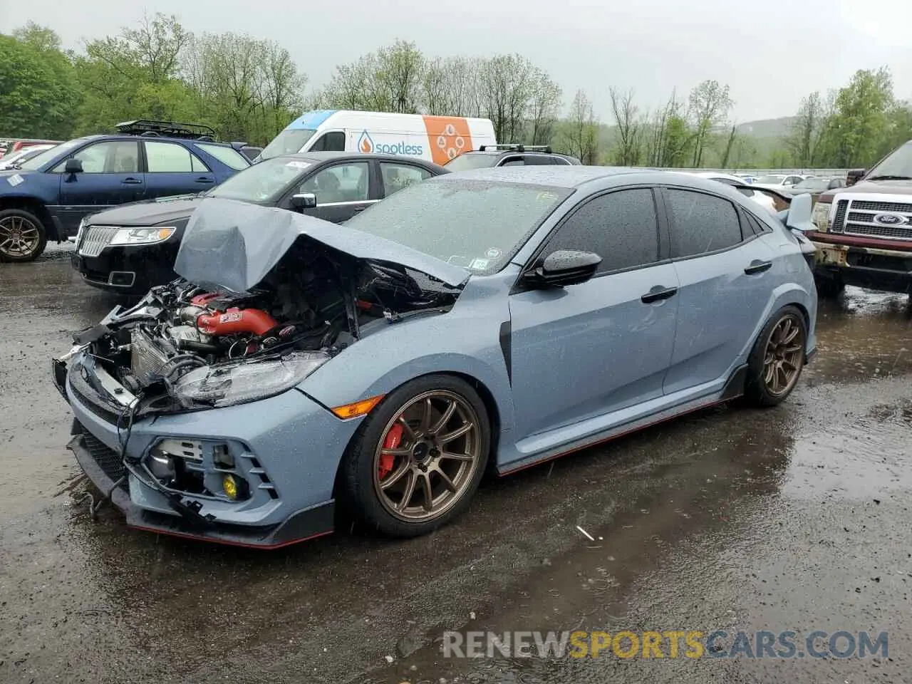 1 Photograph of a damaged car SHHFK8G77KU206067 HONDA CIVIC 2019